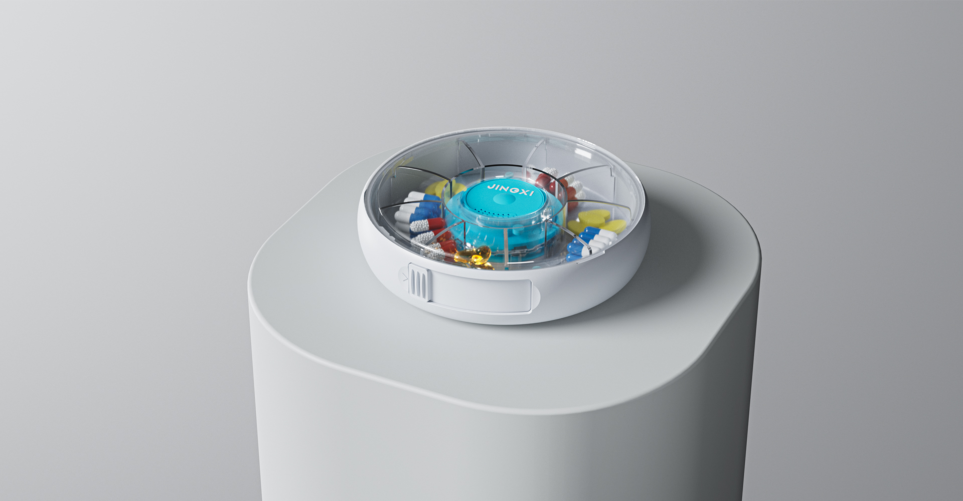 Intelligent medicine box design，Medical product design，Medical device design，Medical equipment design，Product appearance design，Product structure design，Health Care Product Design，