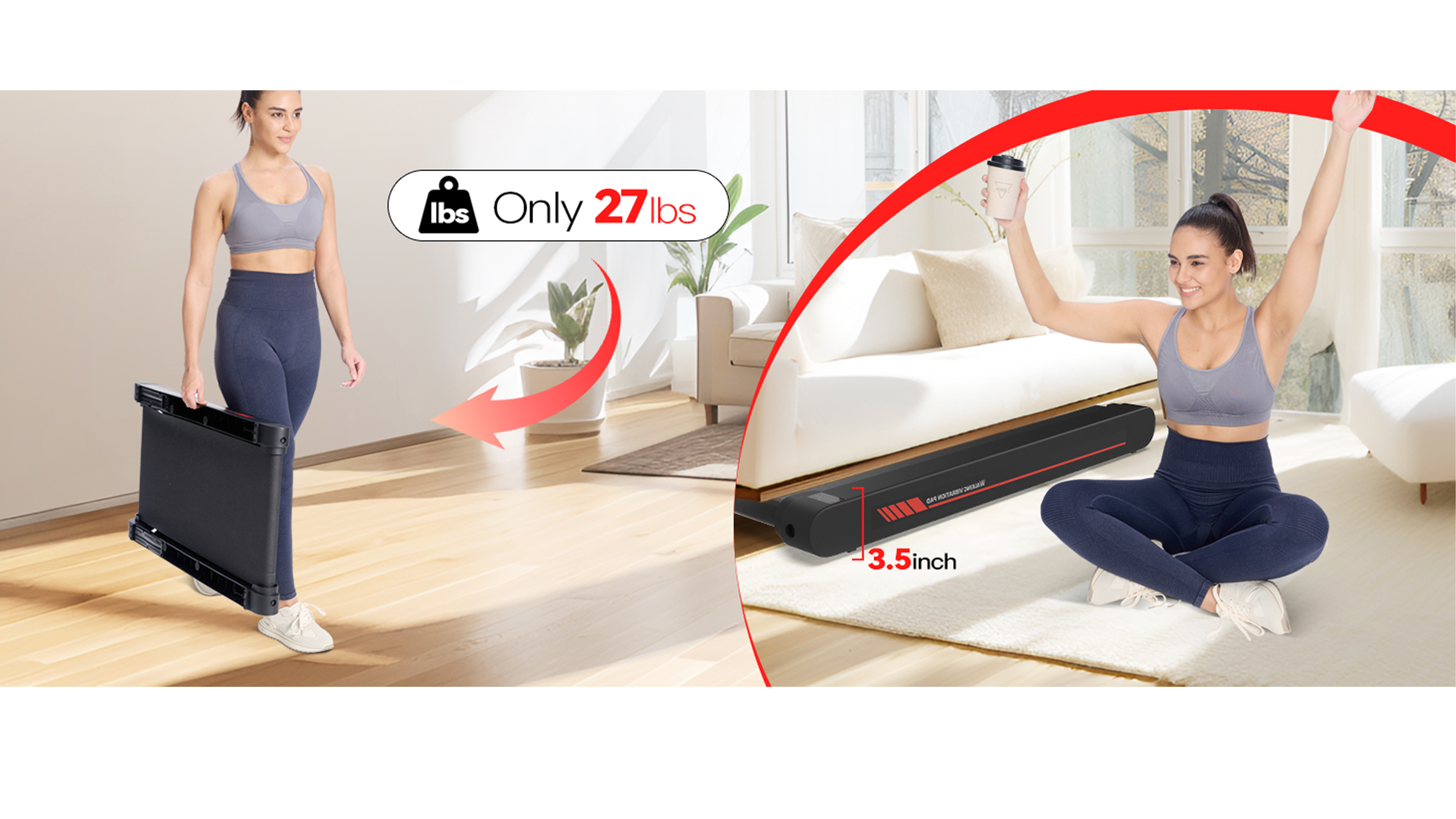The first walking machine that combines exercise and massage relief，