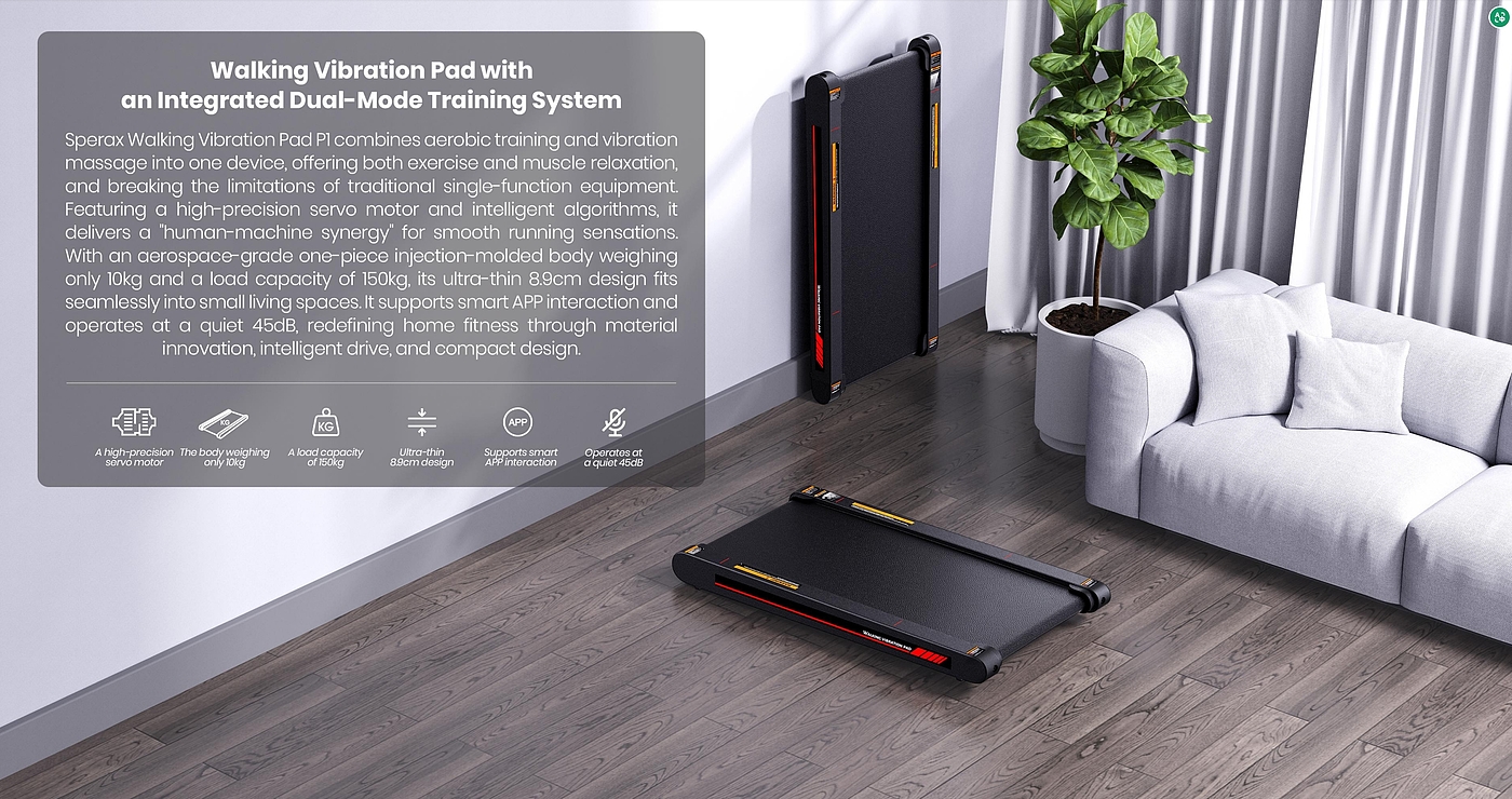 The first walking machine that combines exercise and massage relief，