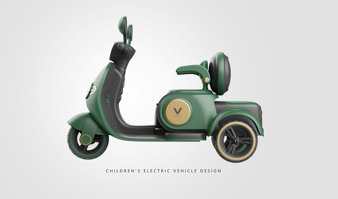 Children's motorcycle，product design，