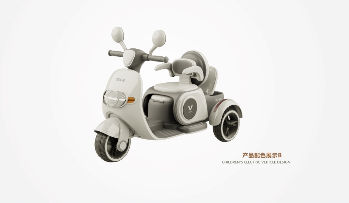Children's motorcycle，product design，