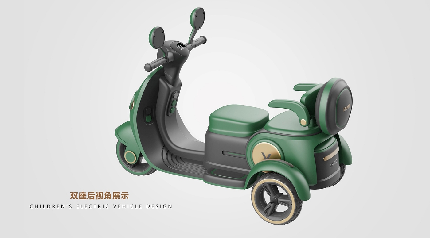 Children's motorcycle，product design，