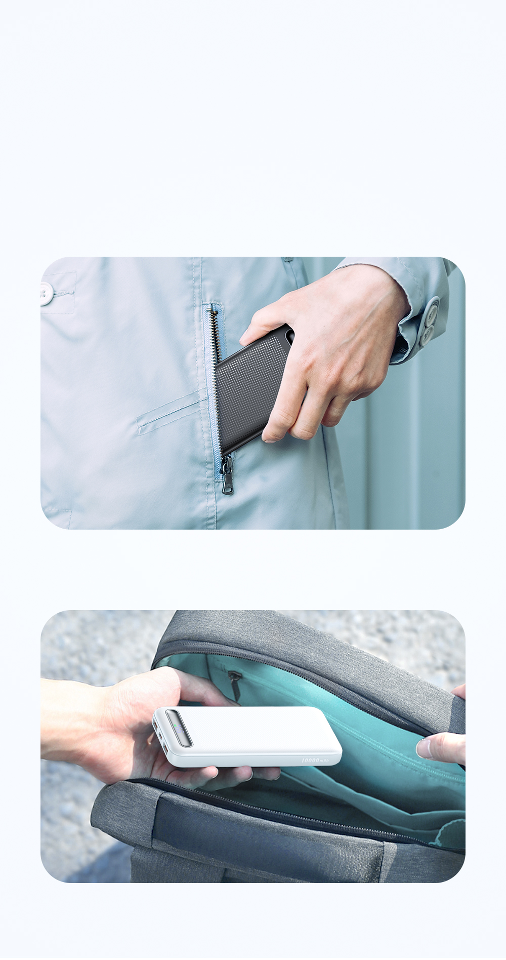 product，Design，charge，Travel，portable battery，screen，man-machine，Small，