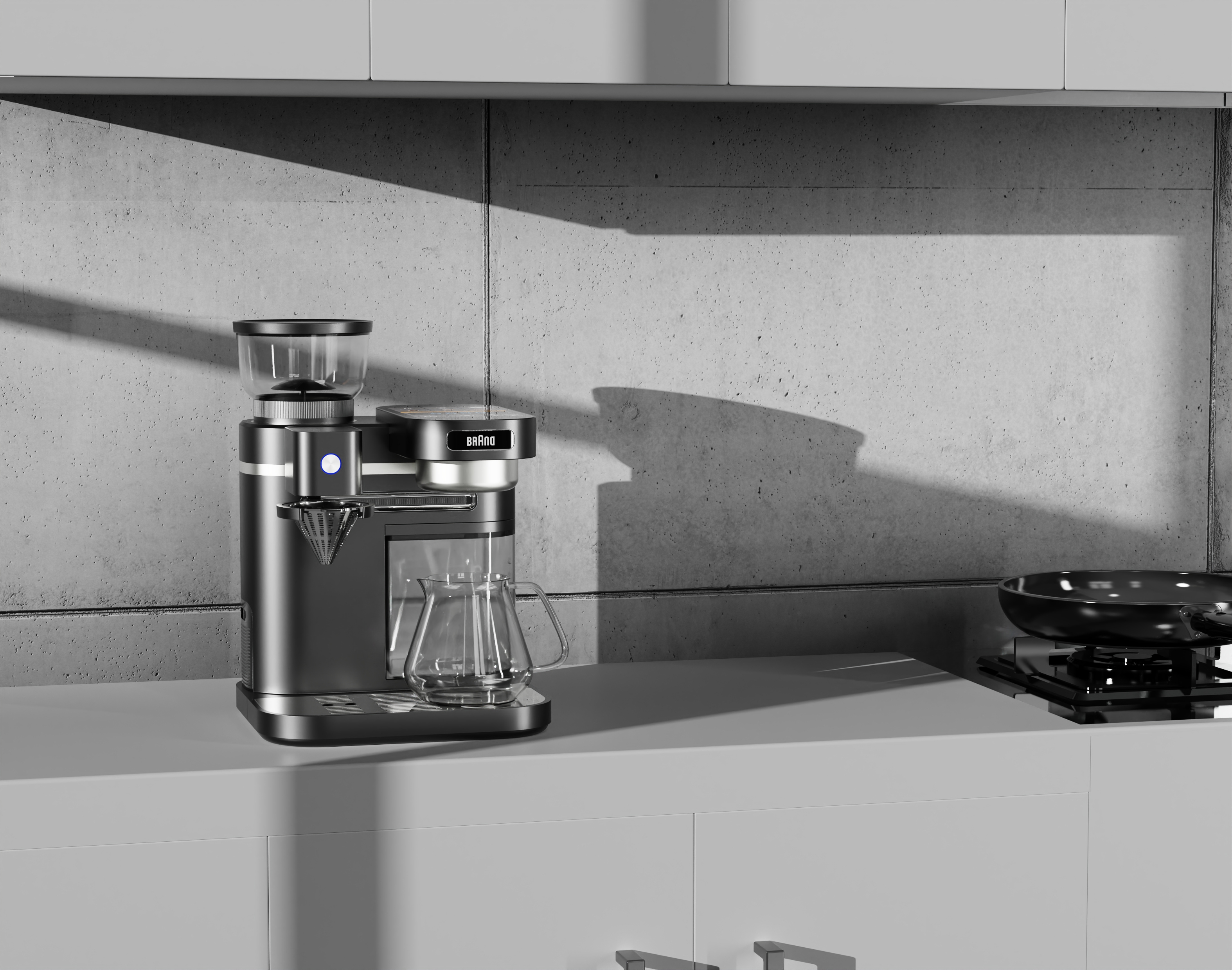 Drip coffee machine，Appearance design，Improve user experience，Functional integration，Adapt to multiple application scenarios，Make coffee by hand，