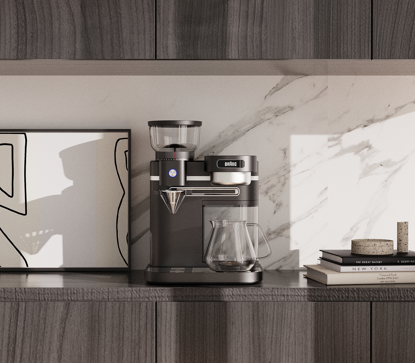 Drip coffee machine，Appearance design，Improve user experience，Functional integration，Adapt to multiple application scenarios，Make coffee by hand，