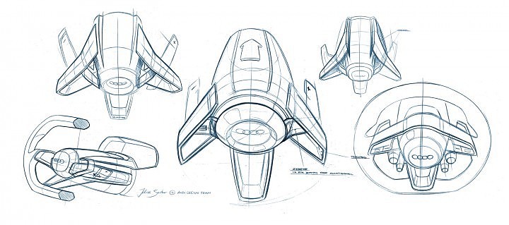 industrial design，Automobile design，Steering wheel，Hand drawn，sketch，