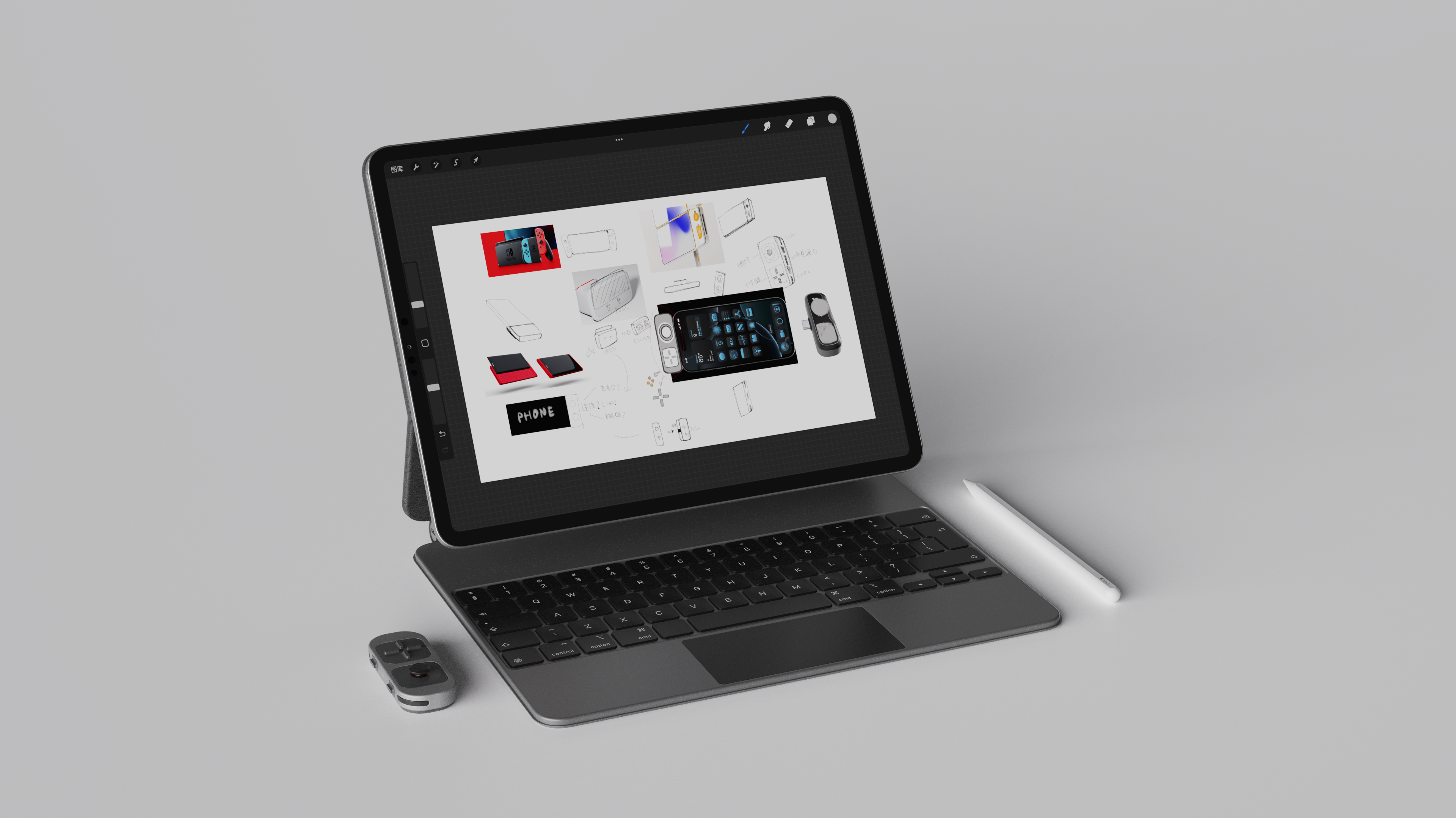 EDC，Portable controller，Play.，PocketController，