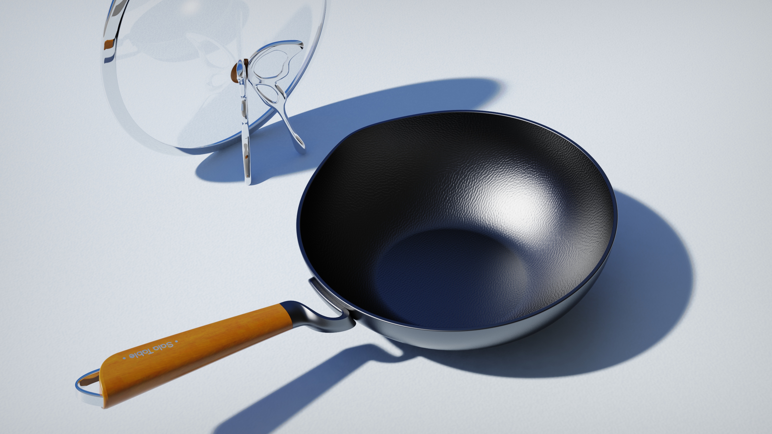 Wok，cookware，Vertical cover，Kitchenware，