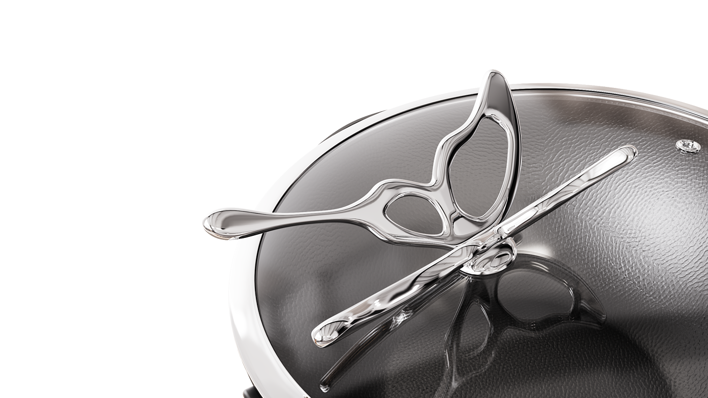 Wok，cookware，Vertical cover，Kitchenware，