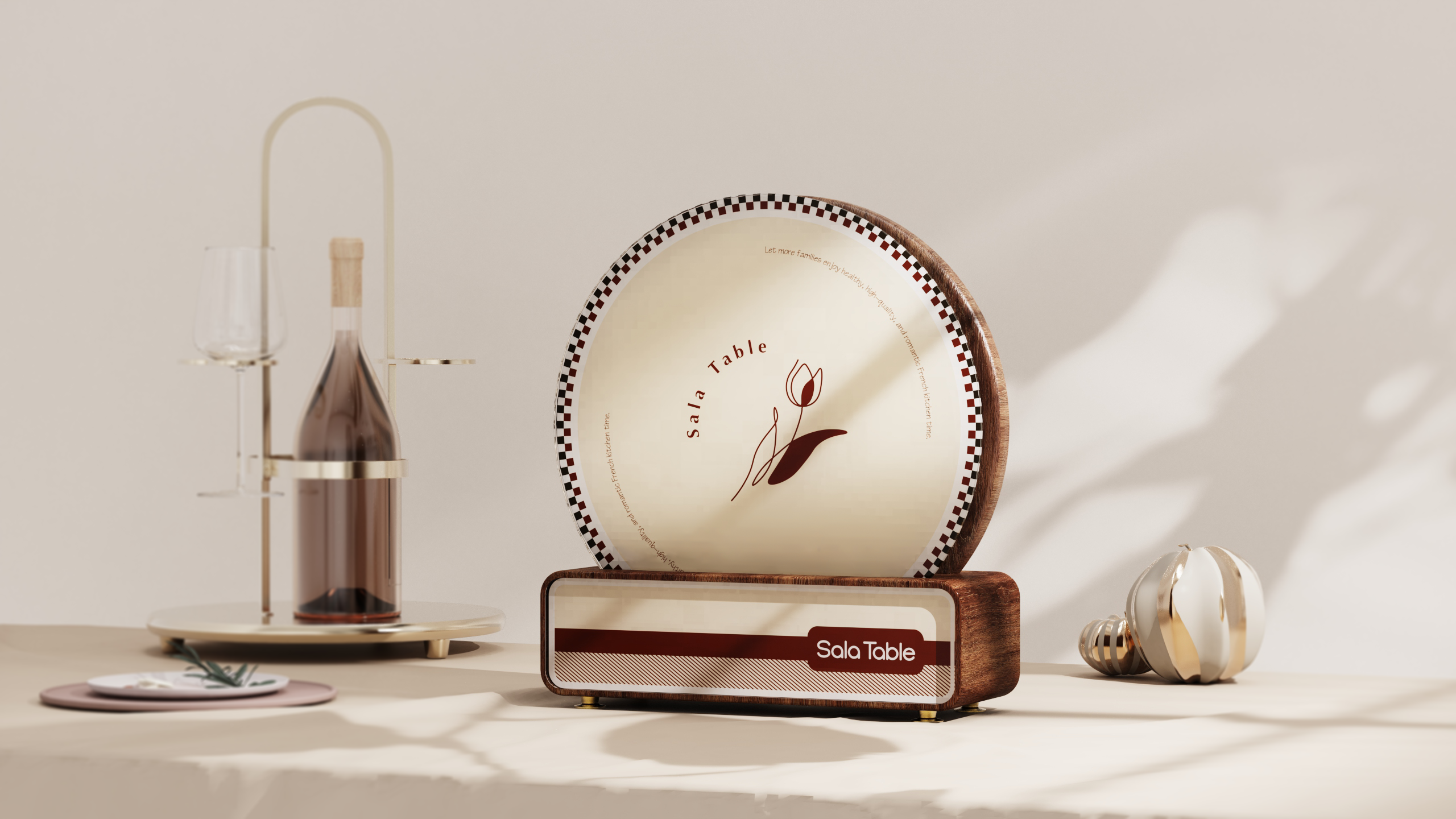 Chopping board rack，French，