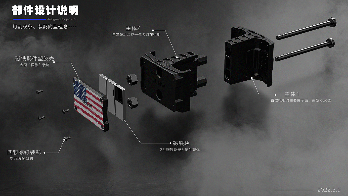 Tactical accessories, toy accessories, storage clips，