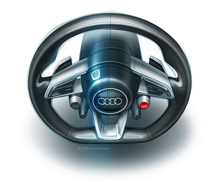 industrial design，Automobile design，Steering wheel，Hand drawn，sketch，