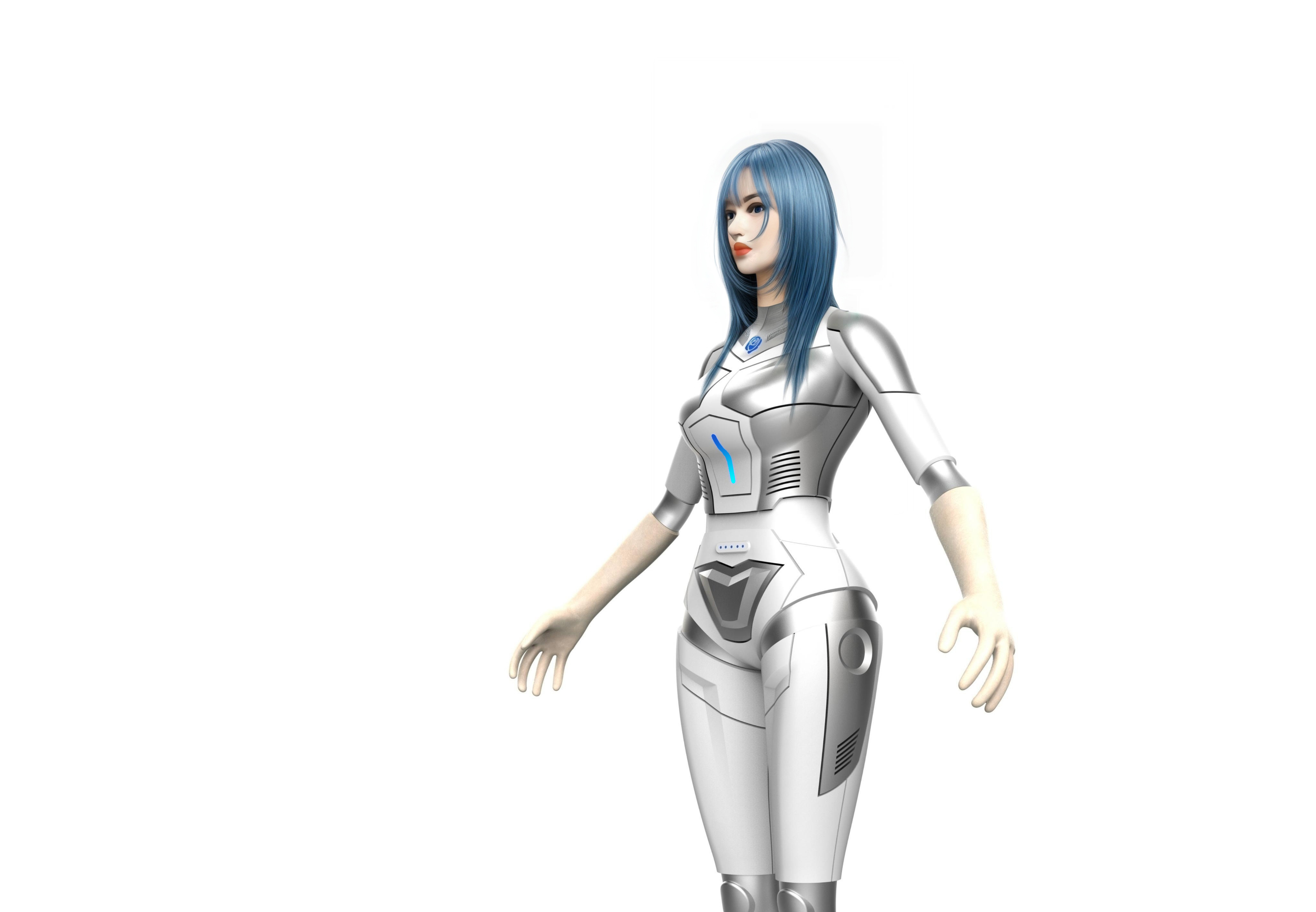 Humanoid robot，robot，Robot appearance design，industrial design，product design，artificial intelligence，Beautiful robot.，Catwoman robot，