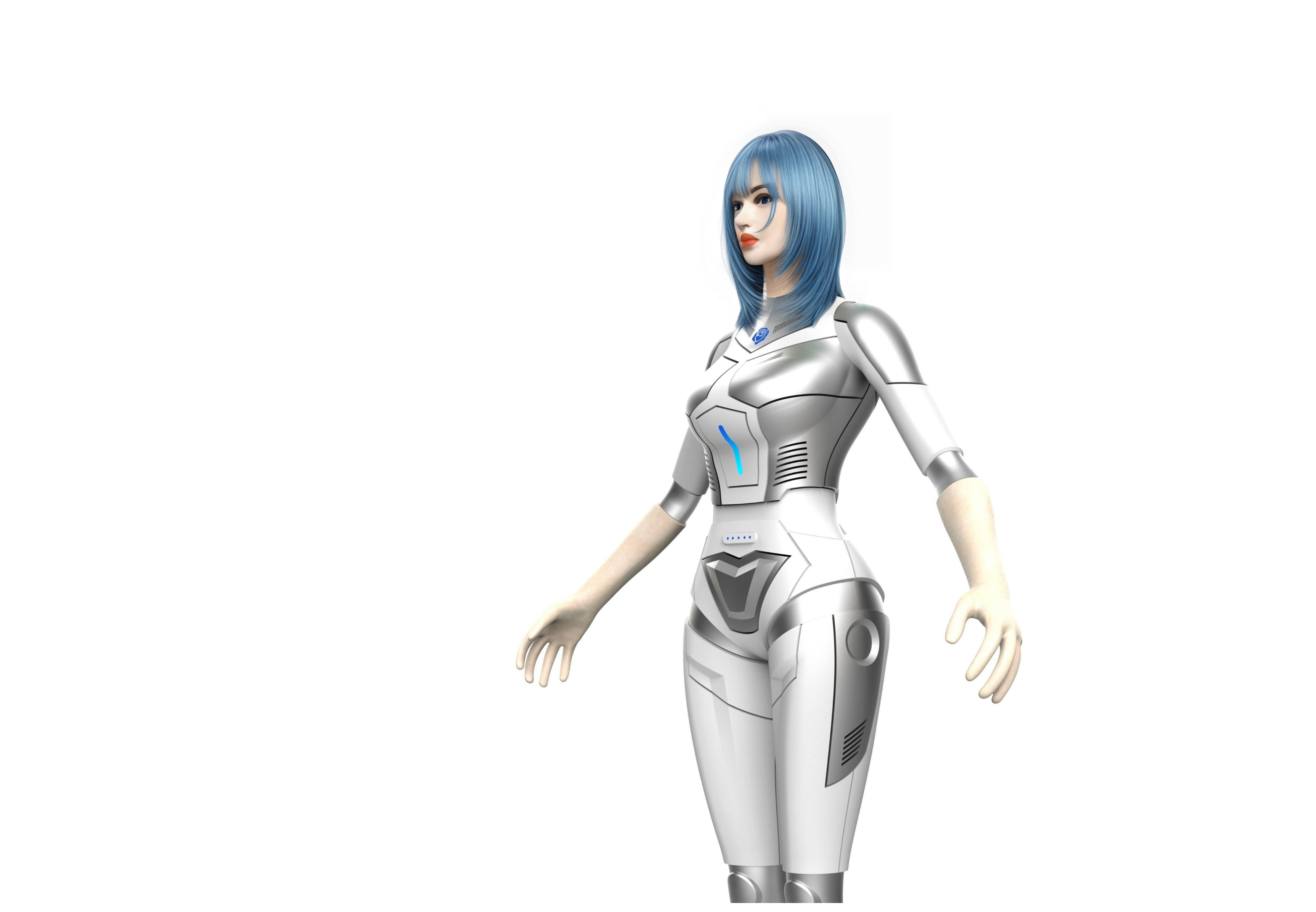 Humanoid robot，robot，Robot appearance design，industrial design，product design，artificial intelligence，Beautiful robot.，Catwoman robot，