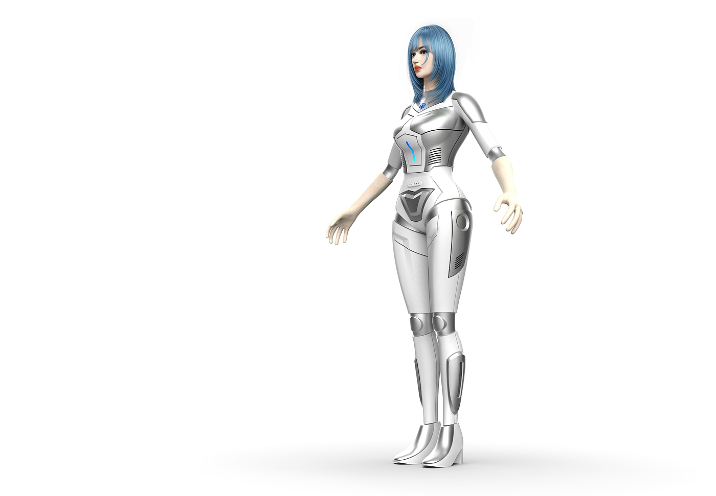 Humanoid robot，robot，Robot appearance design，industrial design，product design，artificial intelligence，Beautiful robot.，Catwoman robot，
