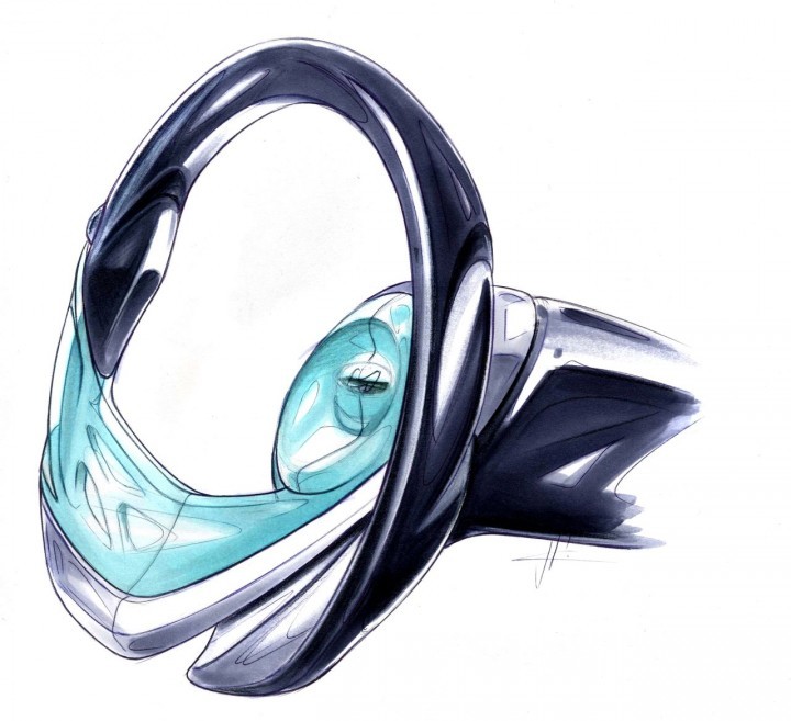 industrial design，Automobile design，Steering wheel，Hand drawn，sketch，