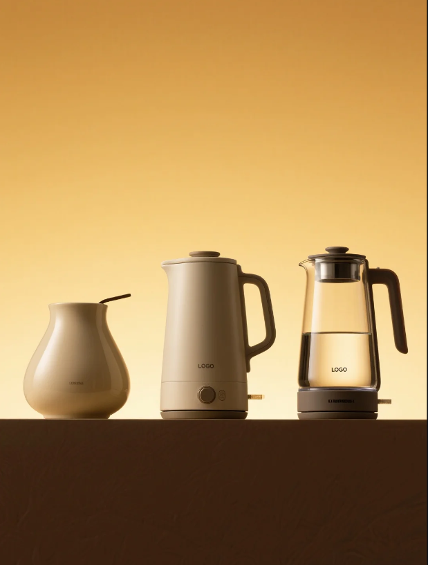 Electric kettle，industrial design，product design，Appearance design，Shunde，Zhongshan，designer，design company，