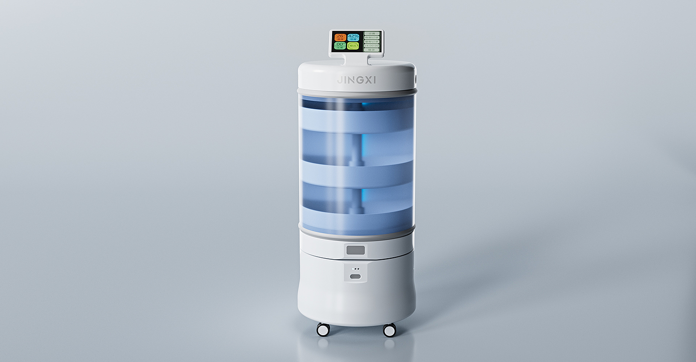 ONE TRANSPORT ROBOT DESIGN，Medical Robot Design，Medical equipment design，Medical device design，Medical instrument design，Medical product design，Appearance and structure design，