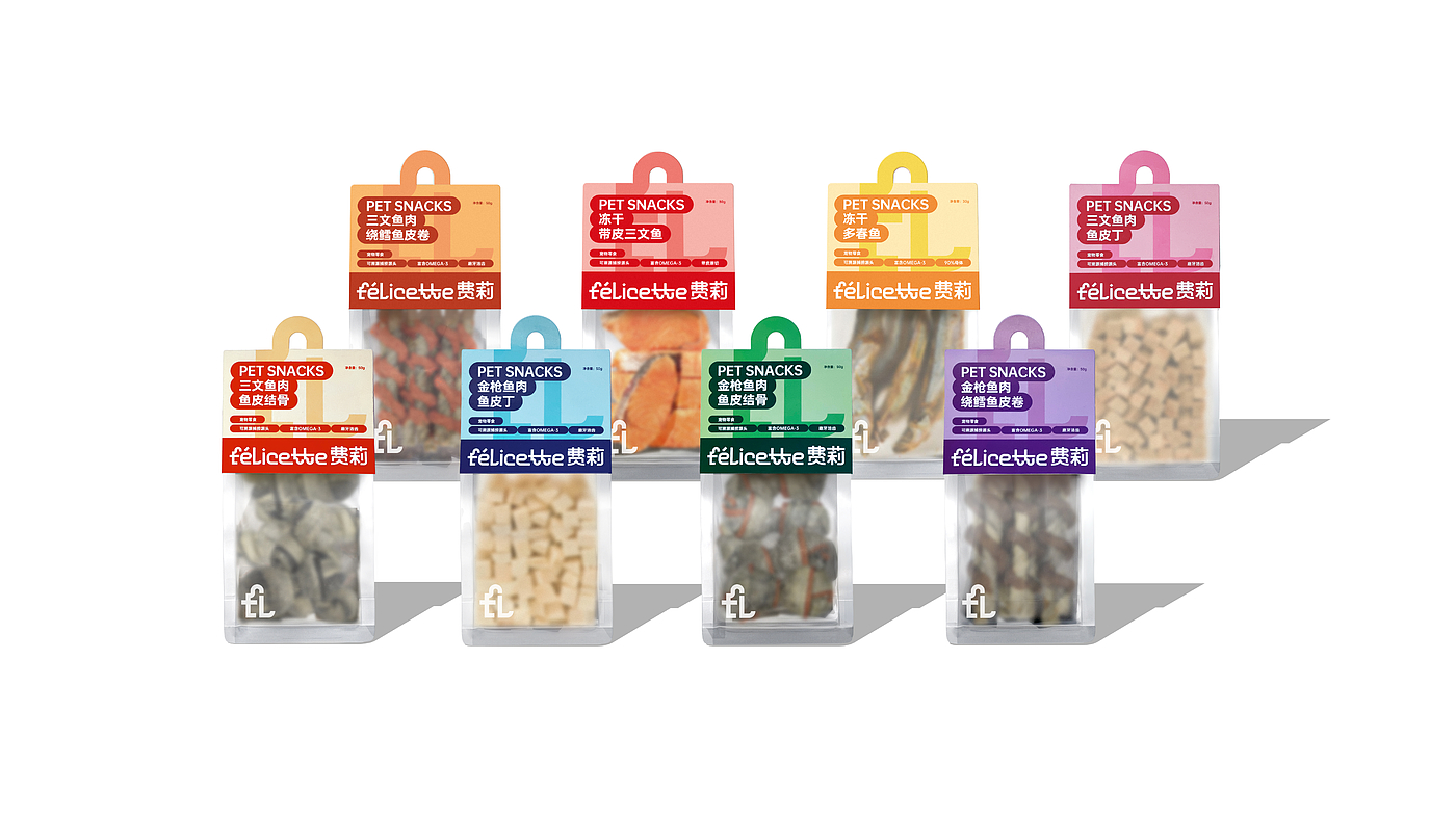packing design，Pet snacks，