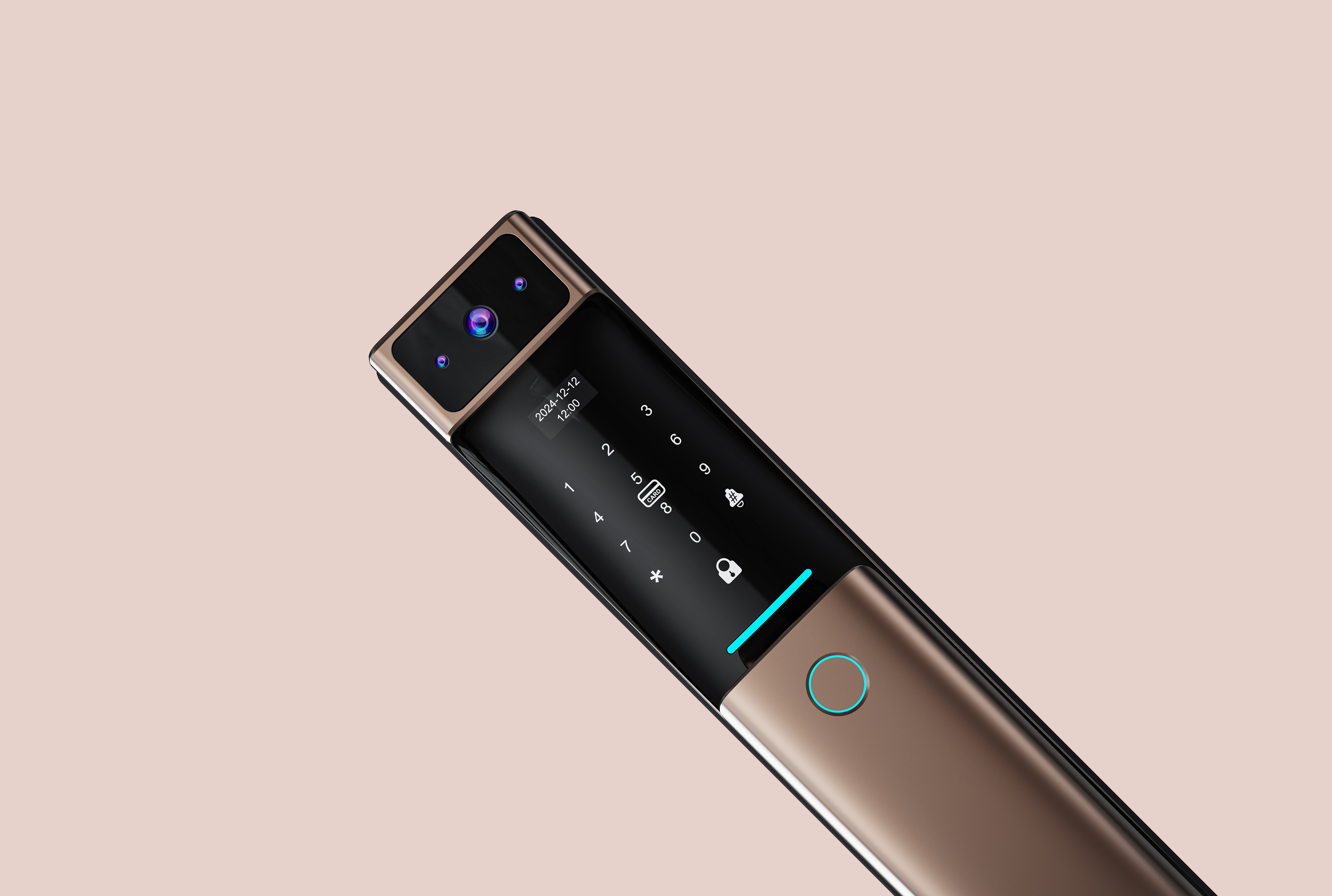 # Smart lock，# Fingerprint lock，# Smart Home，# Smart door lock，#Industrial Design，#Product design，# Design，# Products，