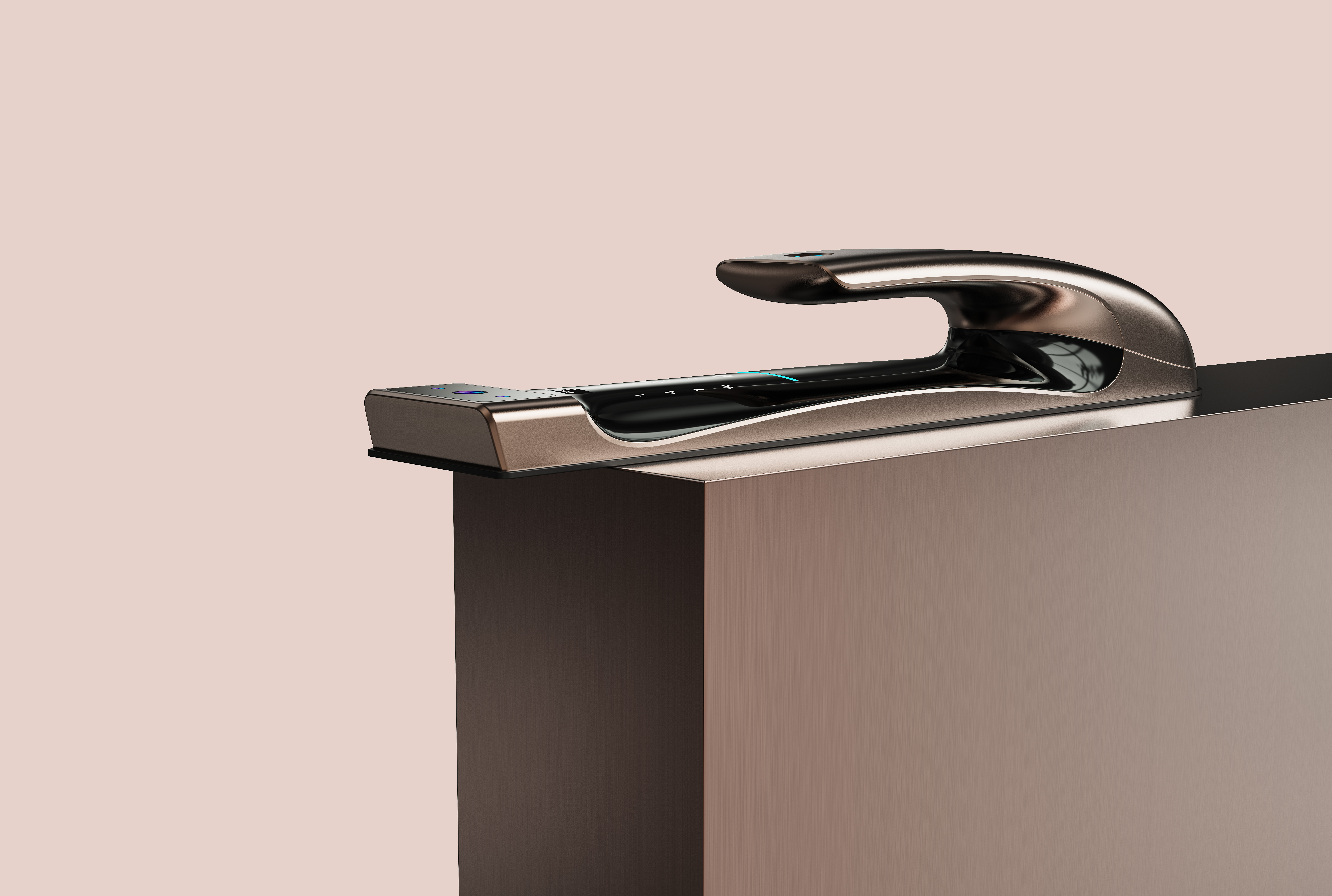 # Smart lock，# Fingerprint lock，# Smart Home，# Smart door lock，#Industrial Design，#Product design，# Design，# Products，