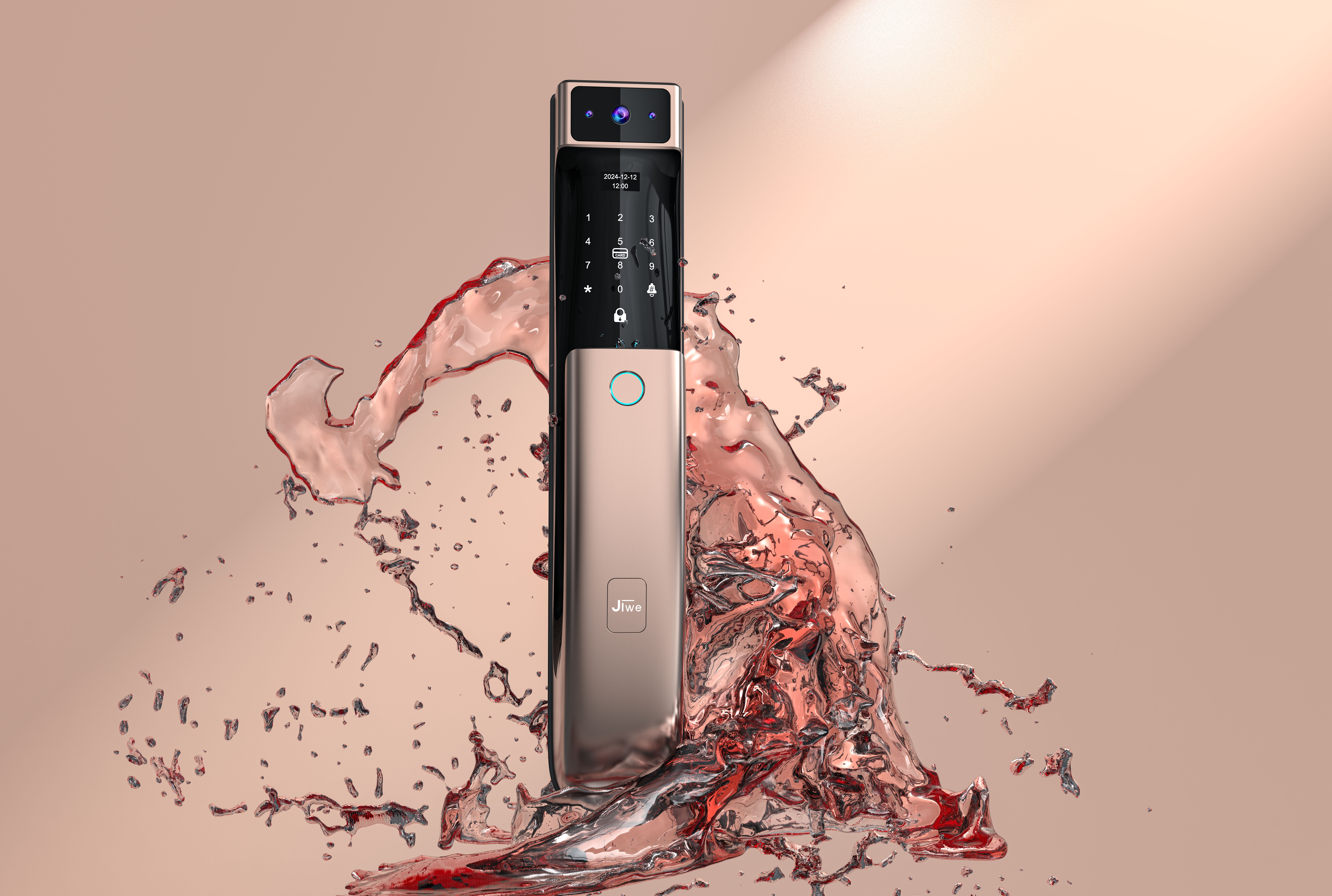 # Smart lock，# Fingerprint lock，# Smart Home，# Smart door lock，#Industrial Design，#Product design，# Design，# Products，