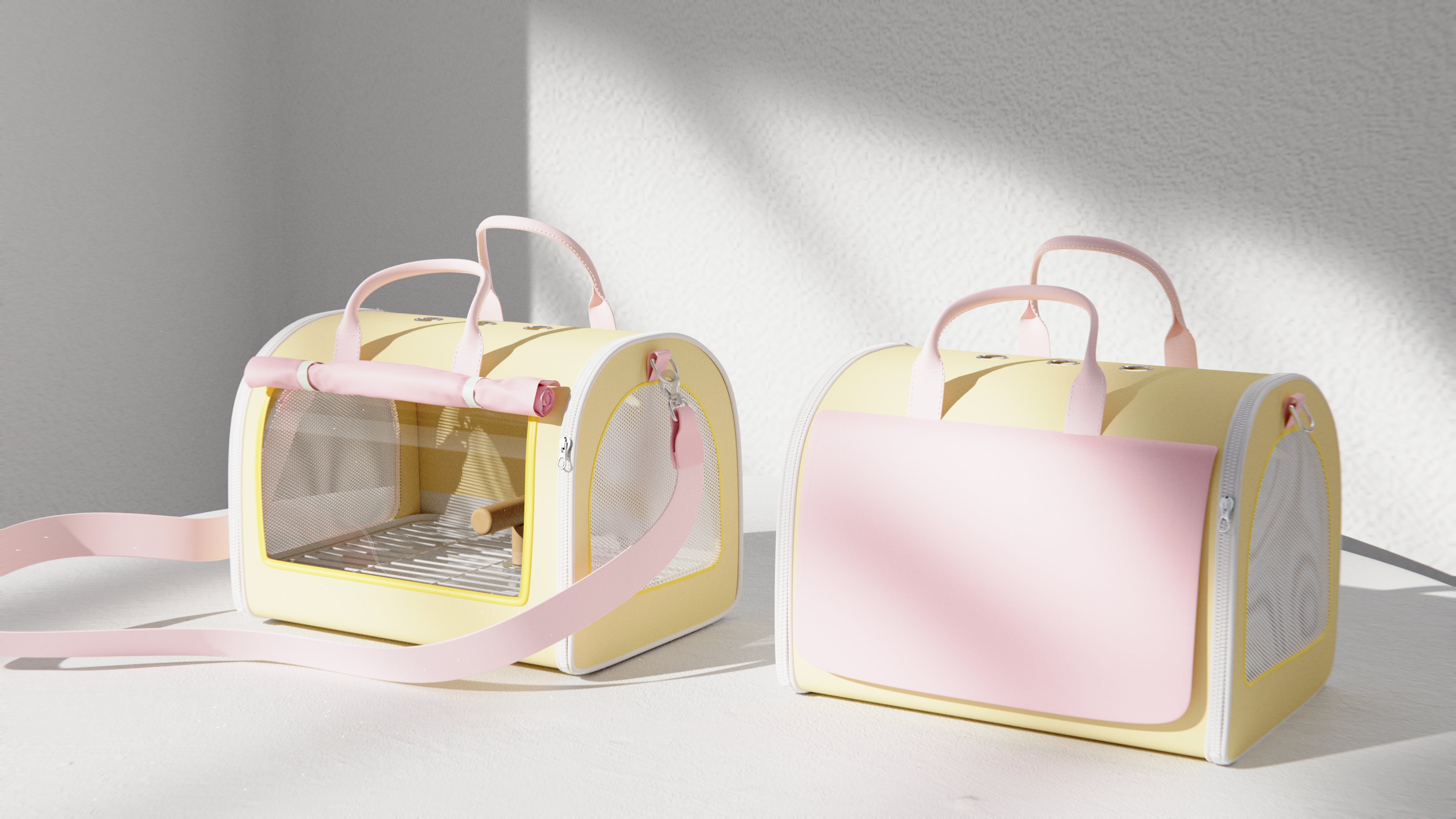 Bag，Pet design，fabric art，fresh，Bird Supplies，