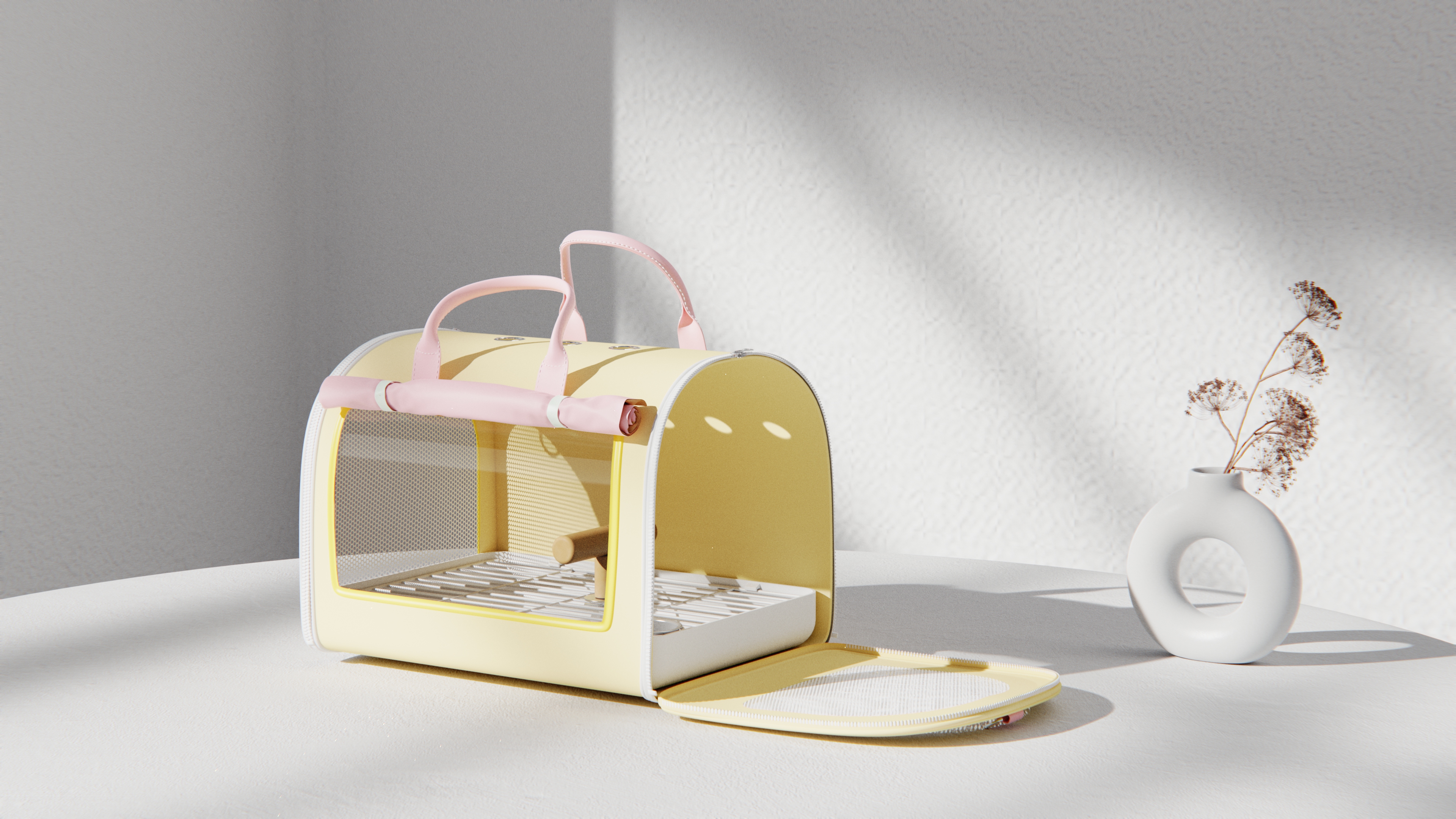 Bag，Pet design，fabric art，fresh，Bird Supplies，