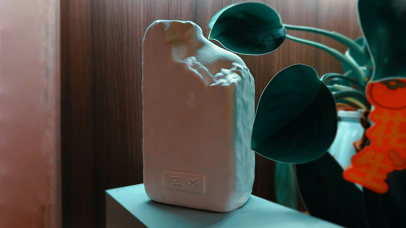 Smell is the carrier of memory，Sculpture，memory，Gypsum flare，embrace，taste，Aromatherapy，