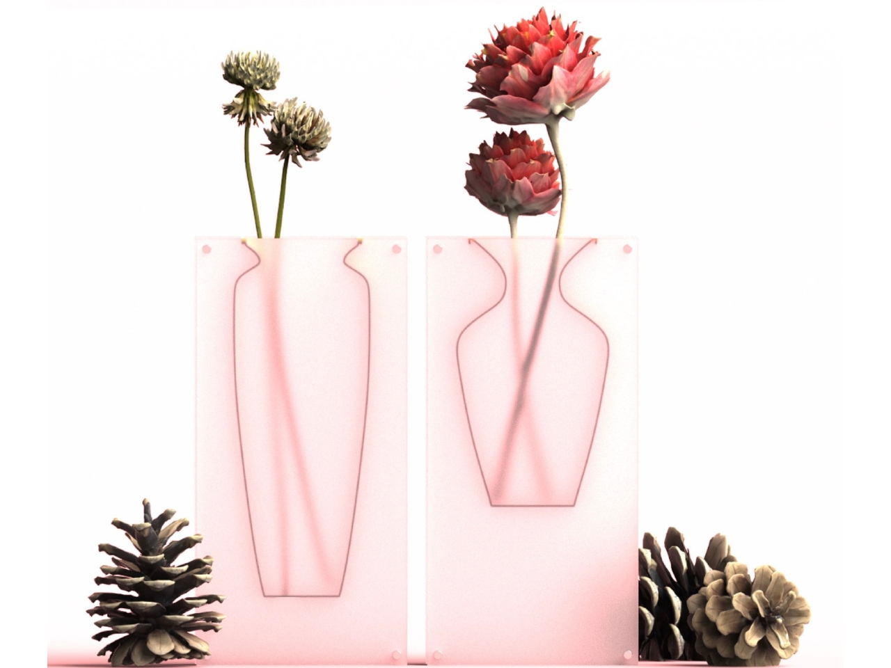 Tomei，vase，Acrylic，Faith Demirci，Creative design，