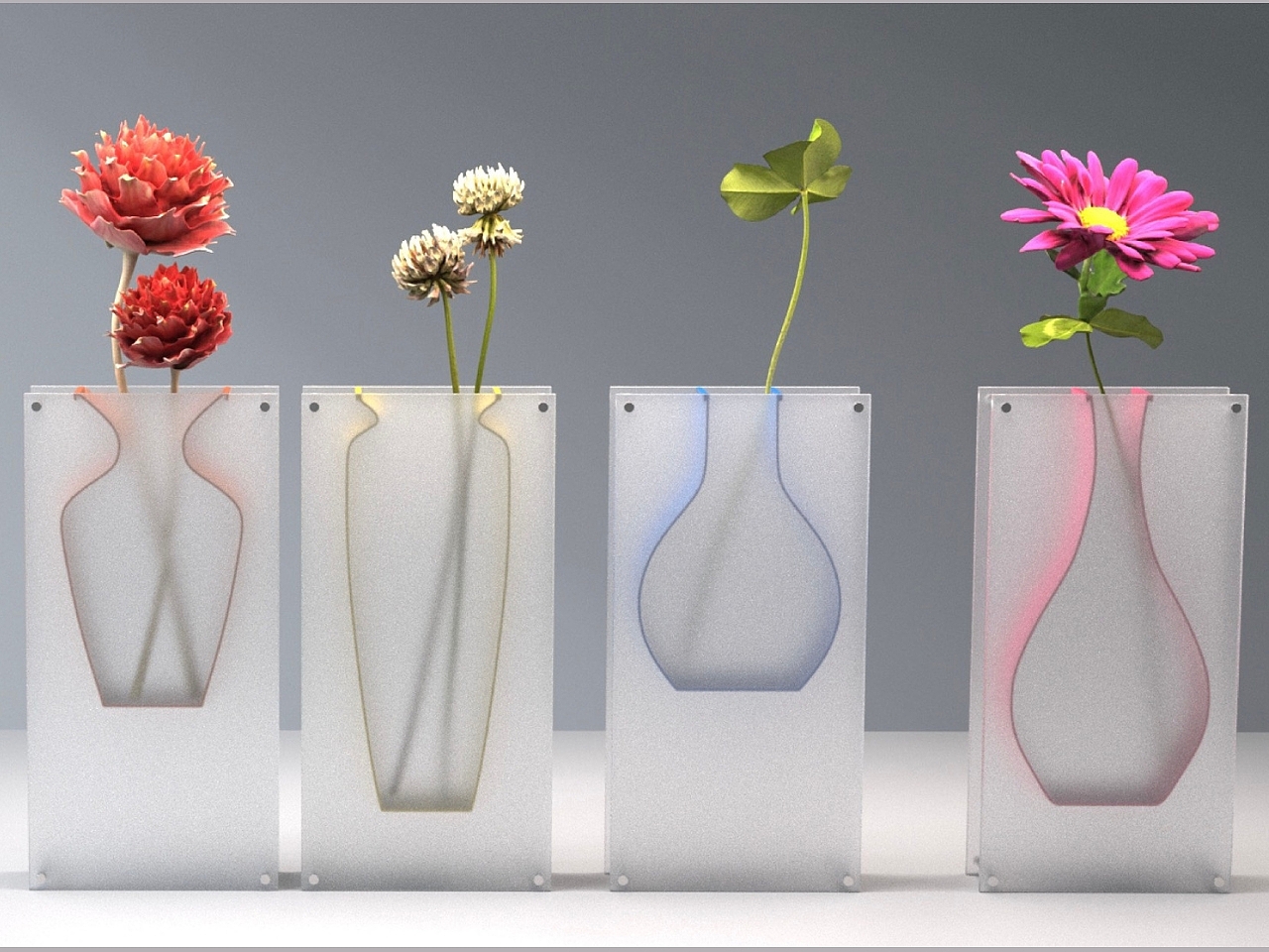 Tomei，vase，Acrylic，Faith Demirci，Creative design，