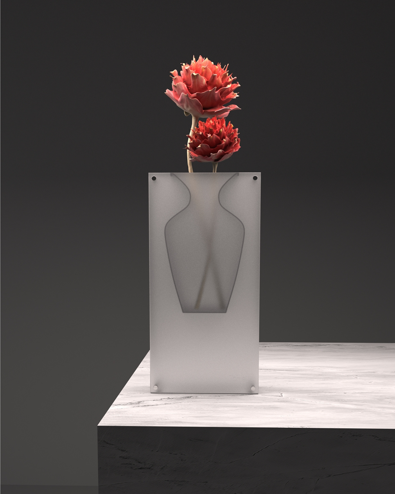 Tomei，vase，Acrylic，Faith Demirci，Creative design，