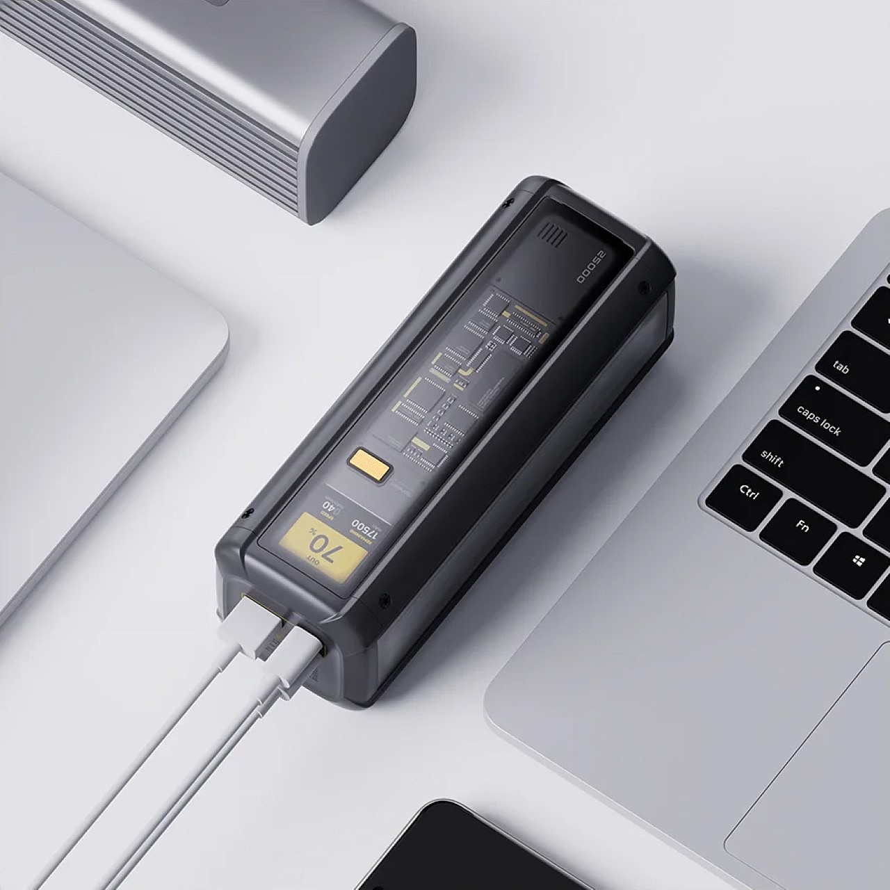 Super charging treasure，portable source，millet，Steam Deck，Transparent design，