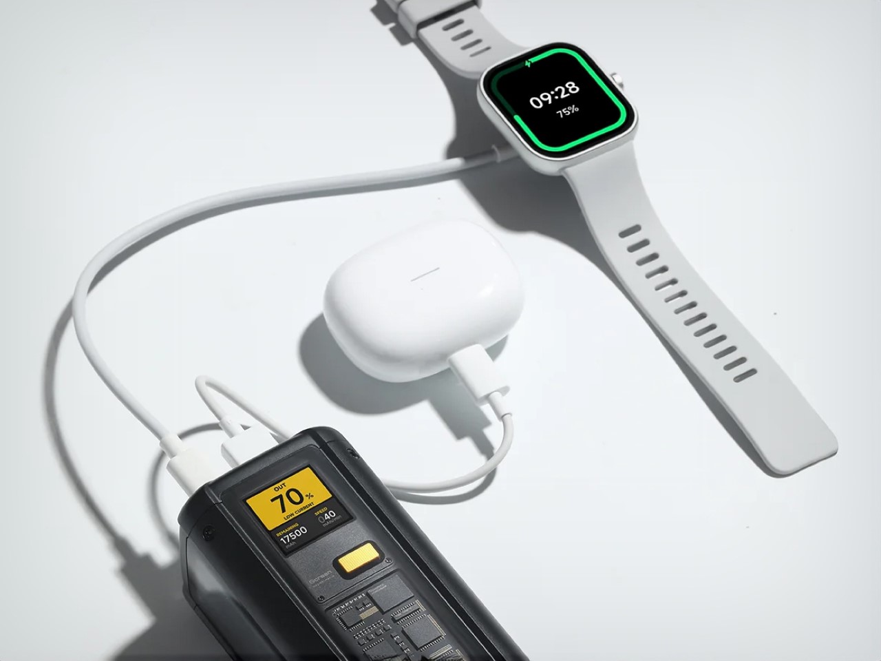 Super charging treasure，portable source，millet，Steam Deck，Transparent design，