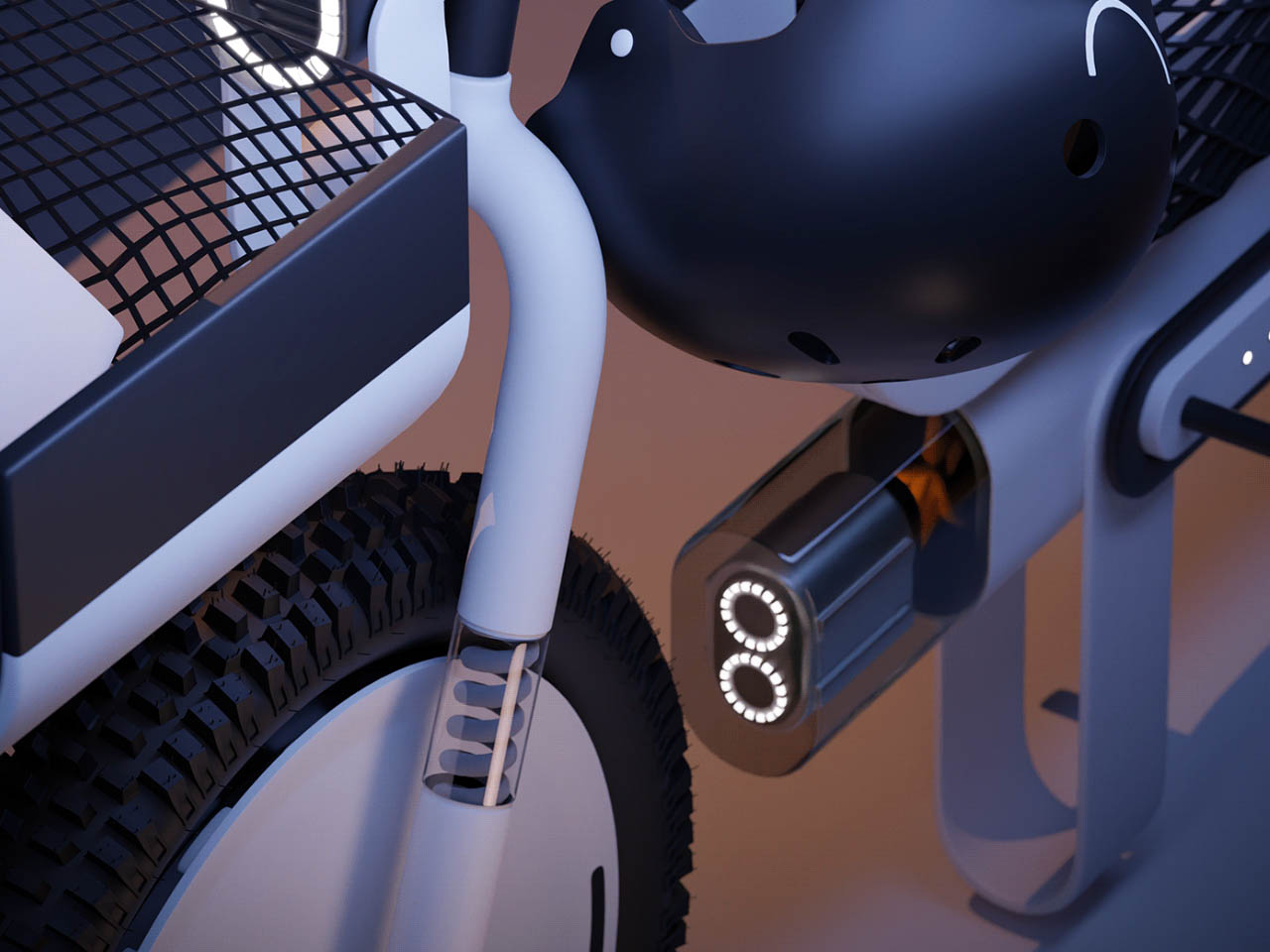 Electric bicycle，Emergency flashlight，portable，