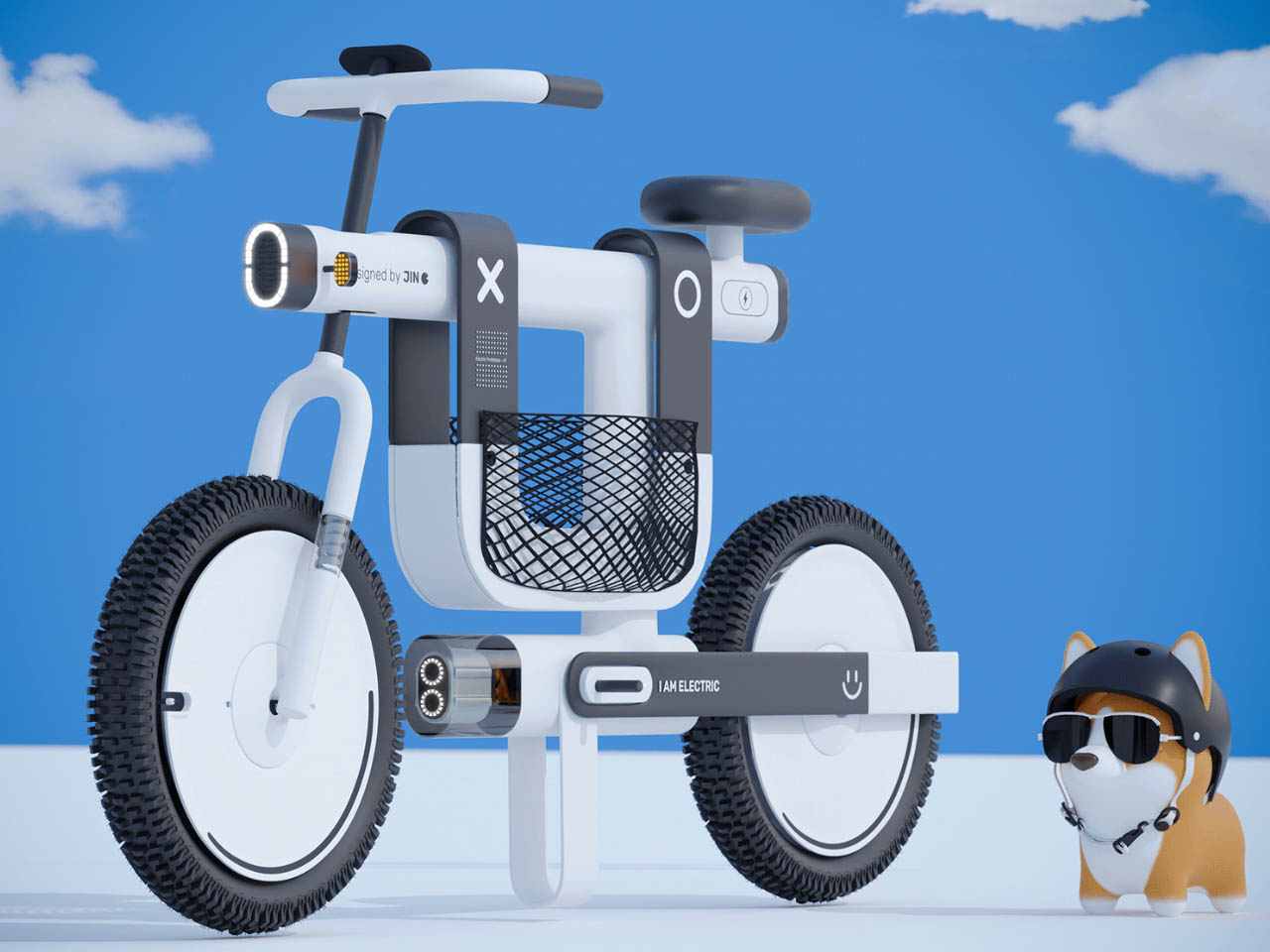 Electric bicycle，Emergency flashlight，portable，