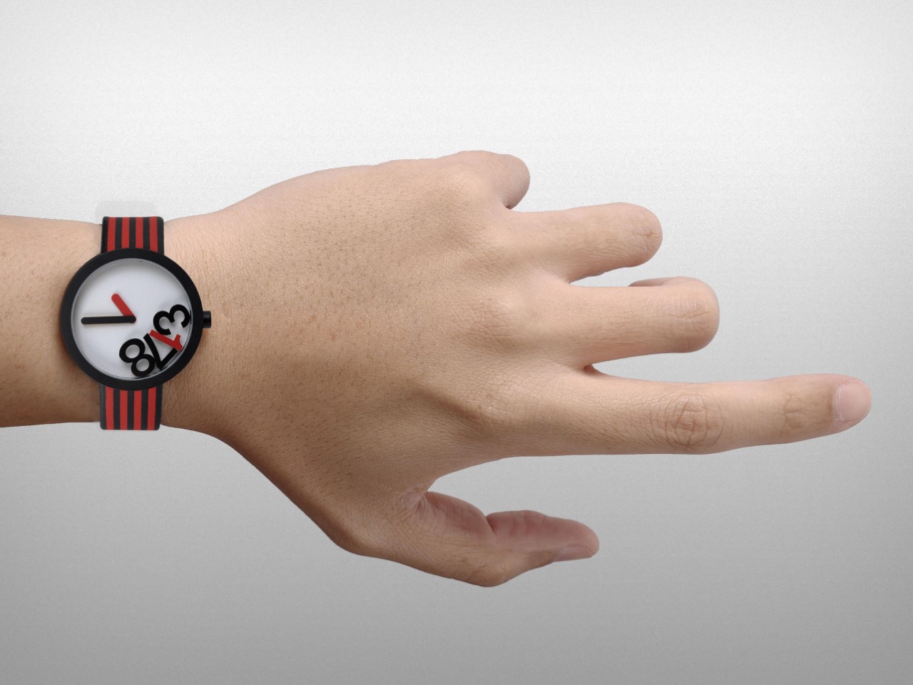 Time for Fun，Floating Numbers，Retro Design ，Wrist watch，interest，