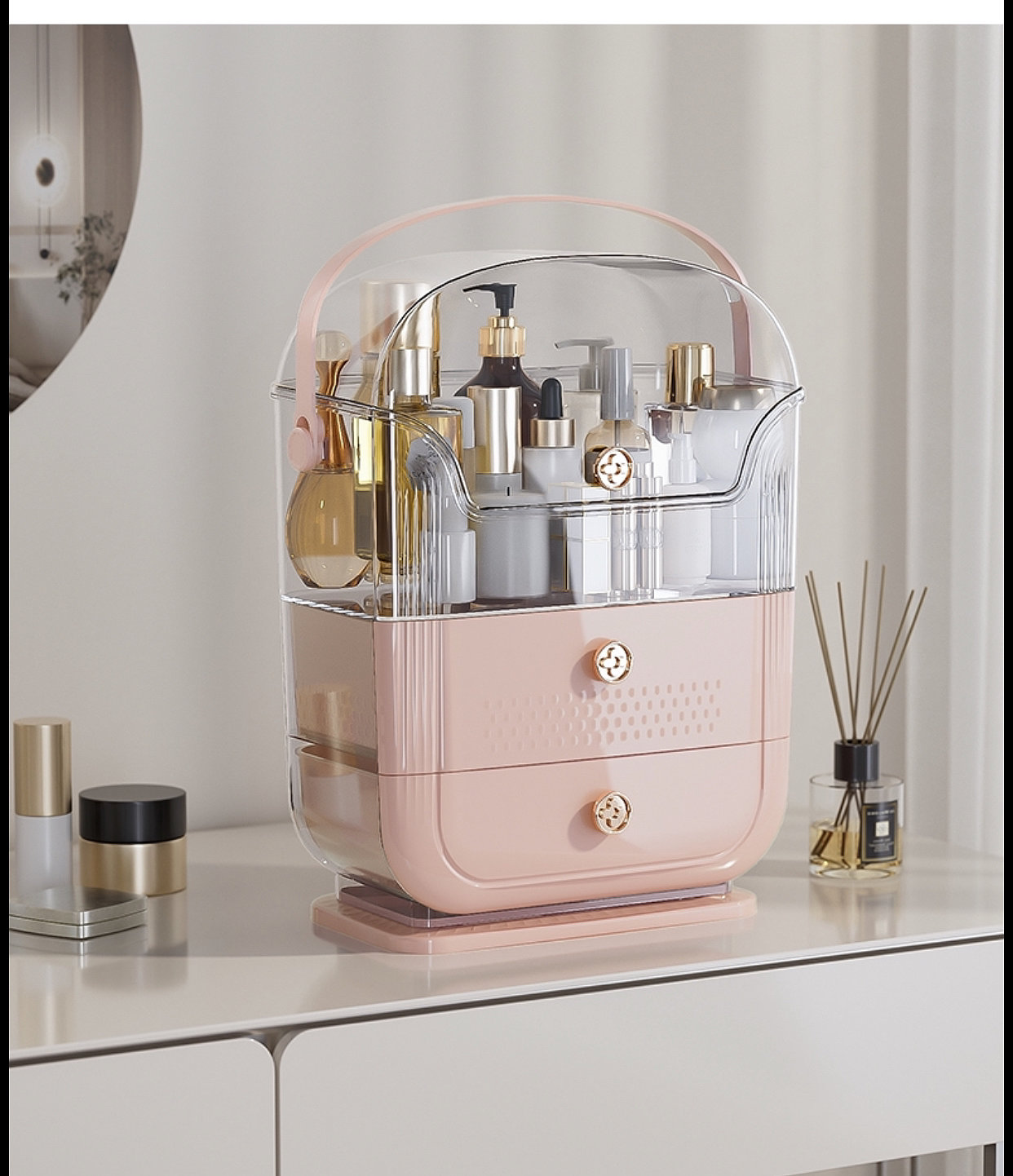 24 years of design cosmetics storage box, has been mass production，cosmetics storage artifact!，