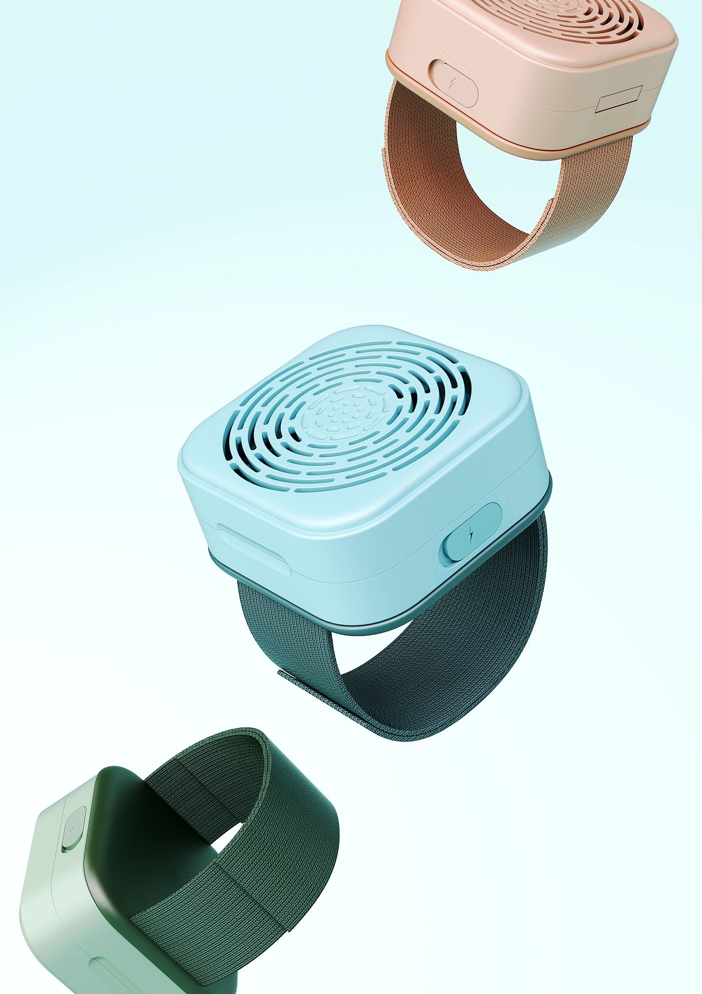 Wristband fan，Fan，industrial design，product design，Wristband fan，Fan，
