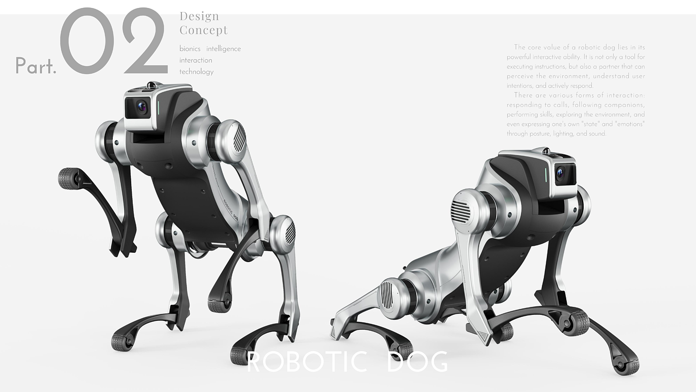 ai，industrial design，robot，product design，Appearance design，Robot dog，Design，Original design，