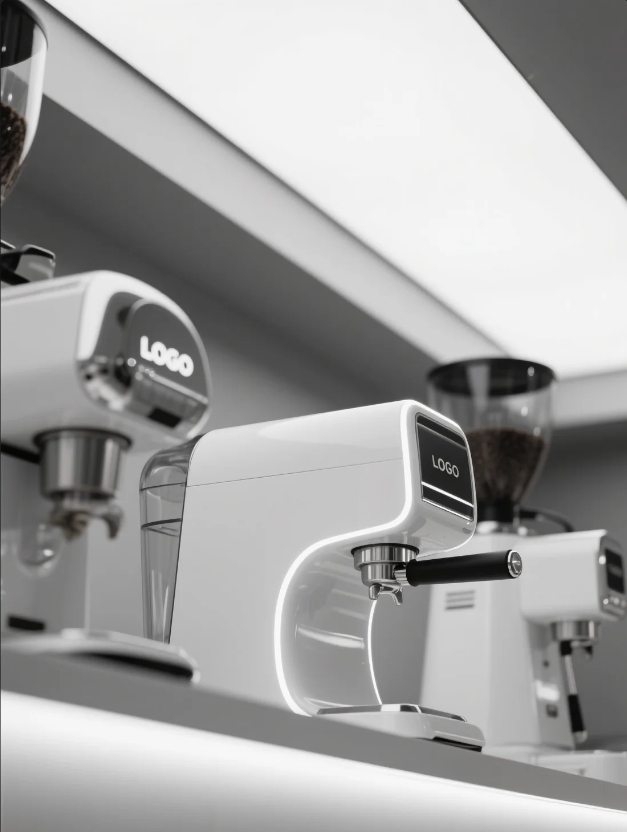 Automatic coffee machine，Coffee machine，Semi automatic coffee machine，designer，product design，Appearance design，industrial design，Shunde，