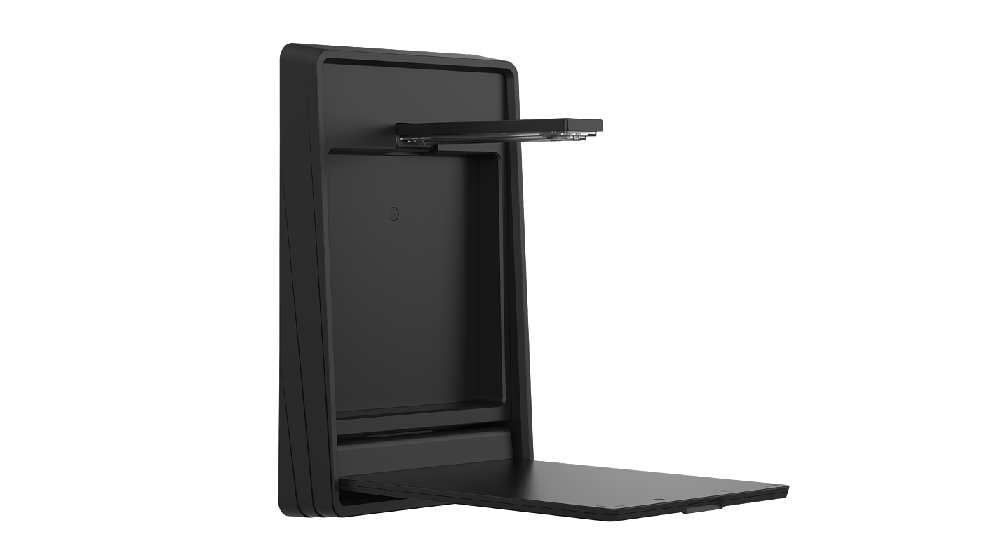 Wall-mounted digital booth，