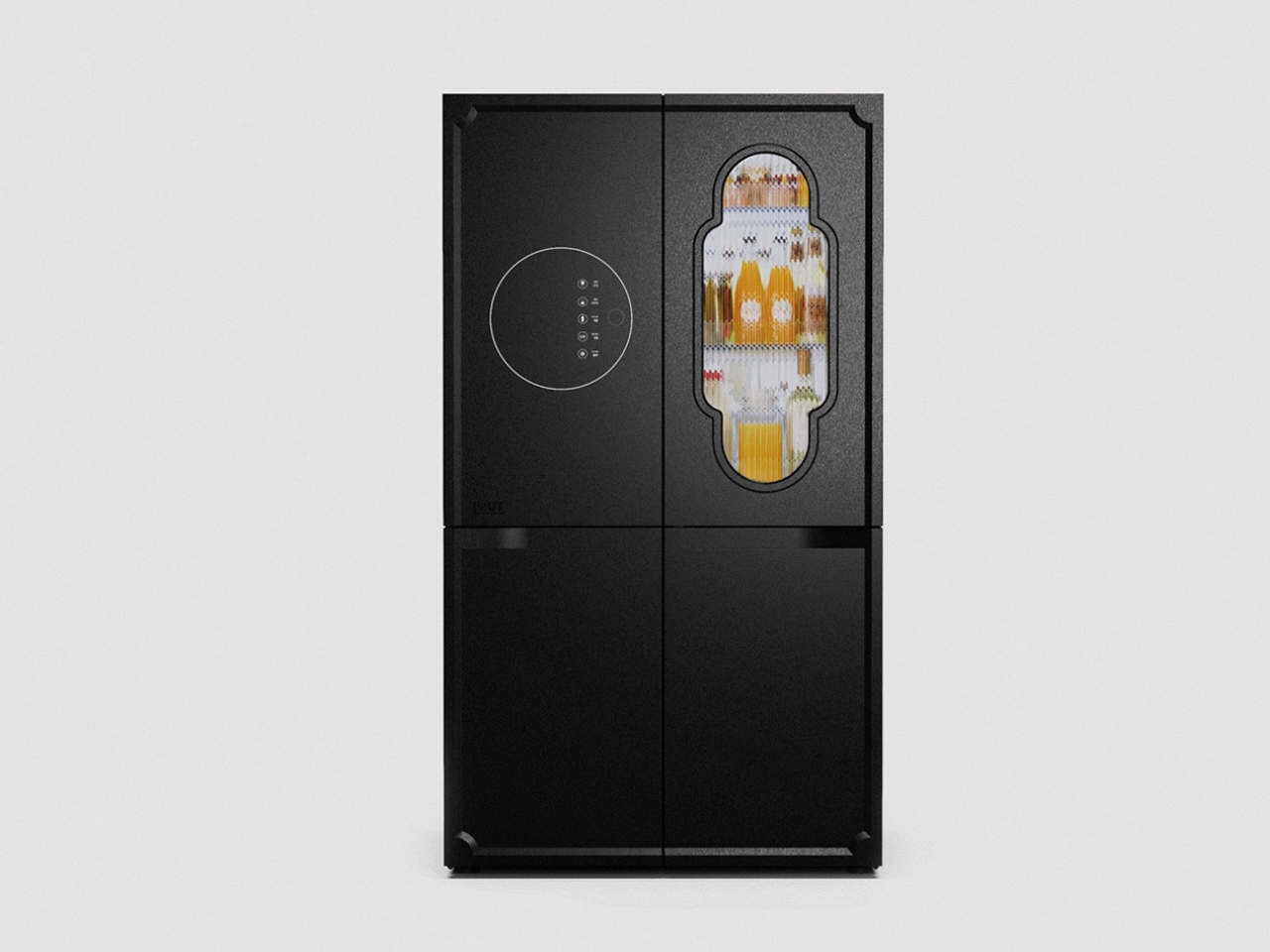 Refrigerator，Refrigerator，BeUT，BeUT，South Korea Furniture，South Korea Furniture，LED display screen，LED display screen，Modern design，Modern design，