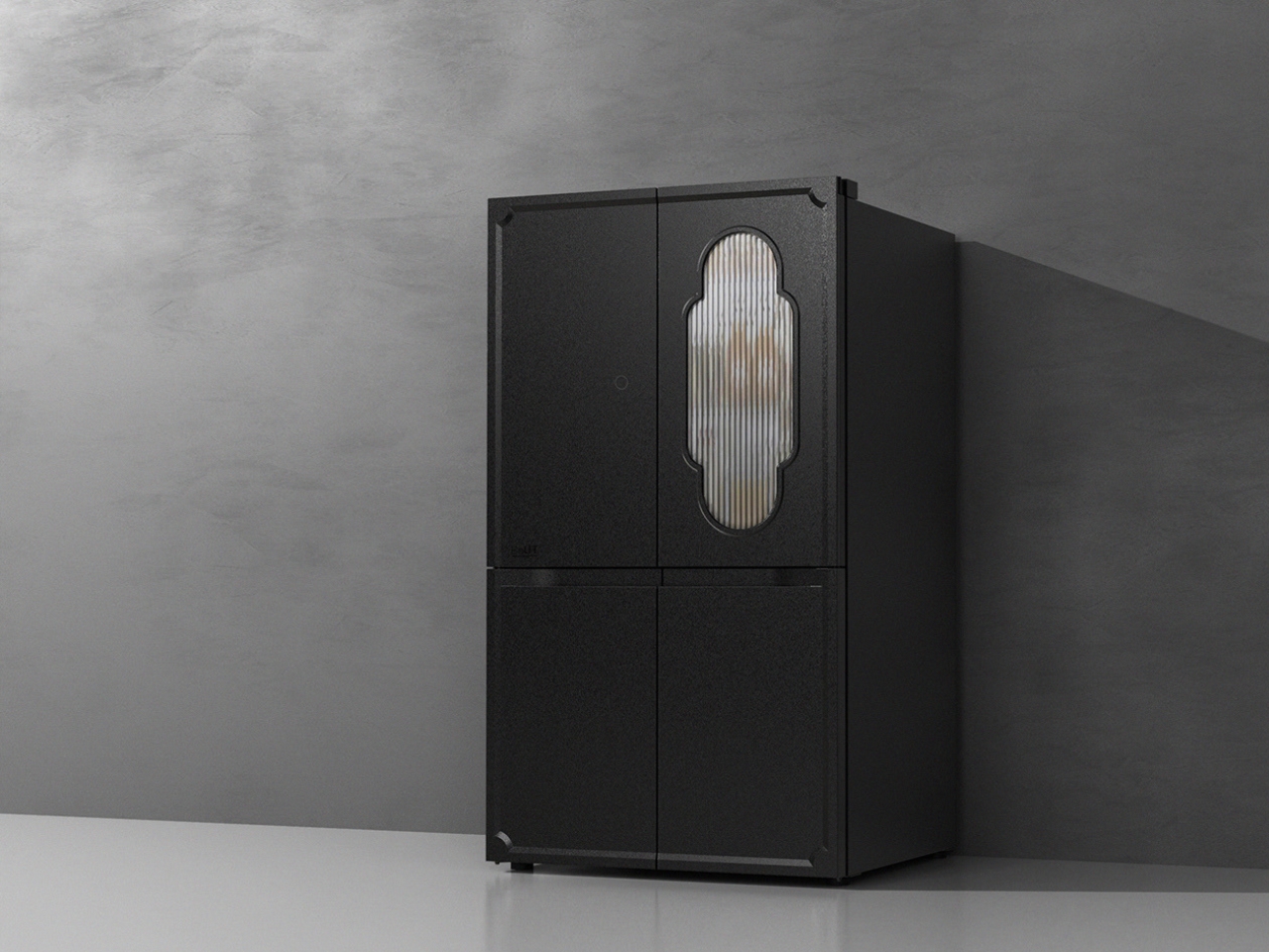 Refrigerator，Refrigerator，BeUT，BeUT，South Korea Furniture，South Korea Furniture，LED display screen，LED display screen，Modern design，Modern design，