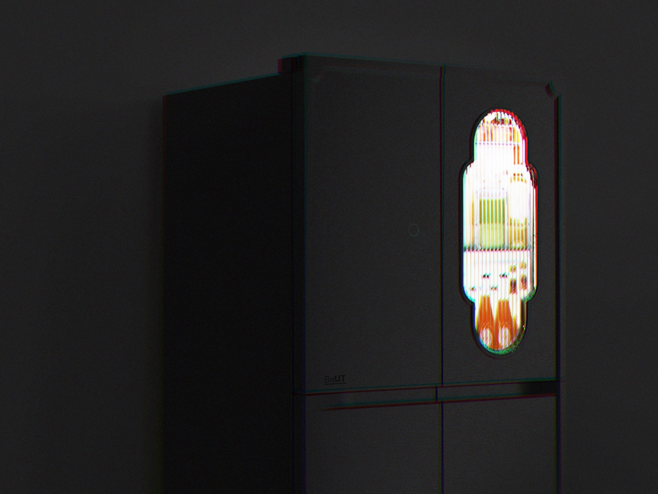 Refrigerator，Refrigerator，BeUT，BeUT，South Korea Furniture，South Korea Furniture，LED display screen，LED display screen，Modern design，Modern design，