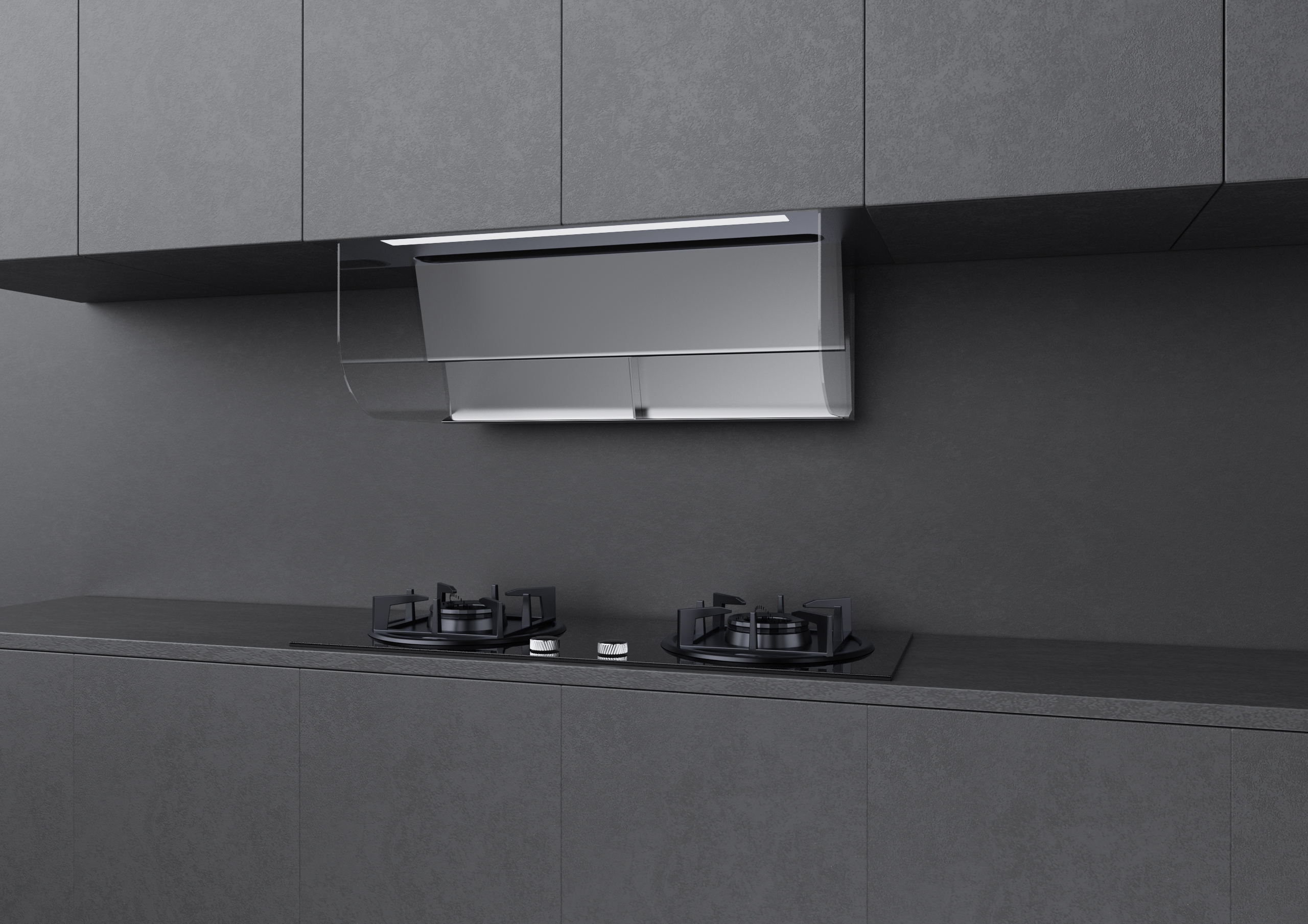 Lampblack machine，Integrated Cooking Center，Kitchen appliances，Design case sharing，conceptual design，product design，originality，an electric appliance，