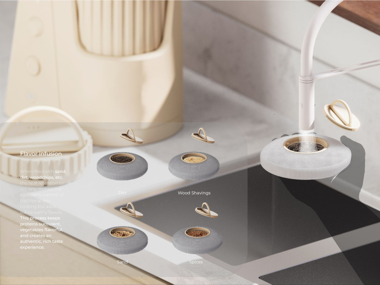 Lehua，Modern aesthetics，pot，Separable，filter，