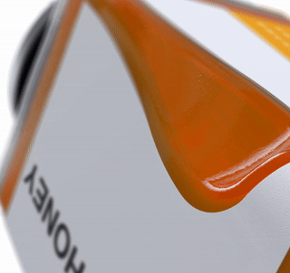 packing design，honey bottle，Container design，Bottle design，Italian original design，Creative design，