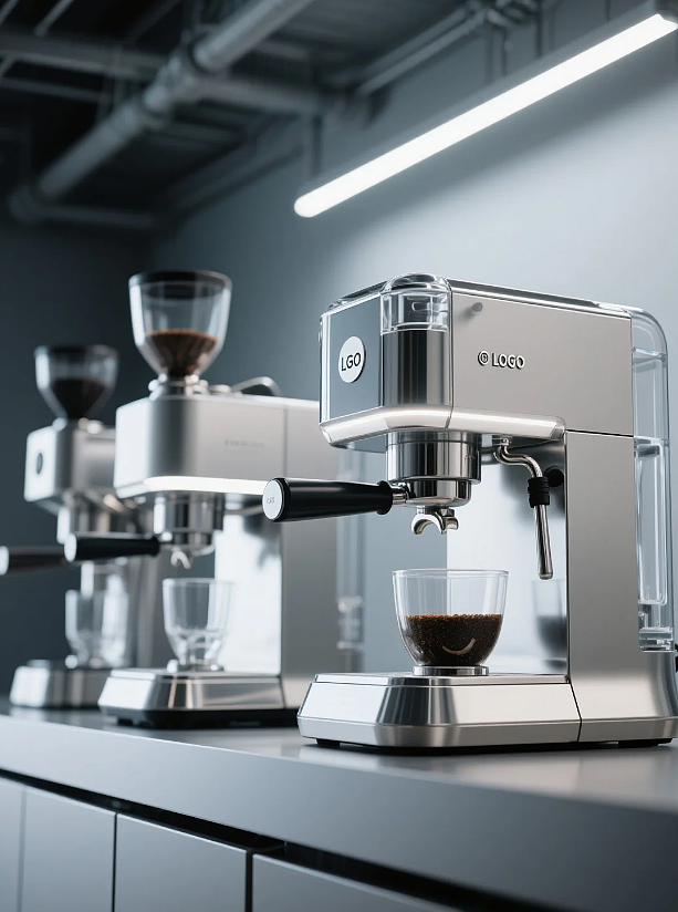 Coffee machine，Semi automatic coffee machine，designer，product design，Shunde，Zhongshan，Automatic coffee machine，Coffee machine factory，