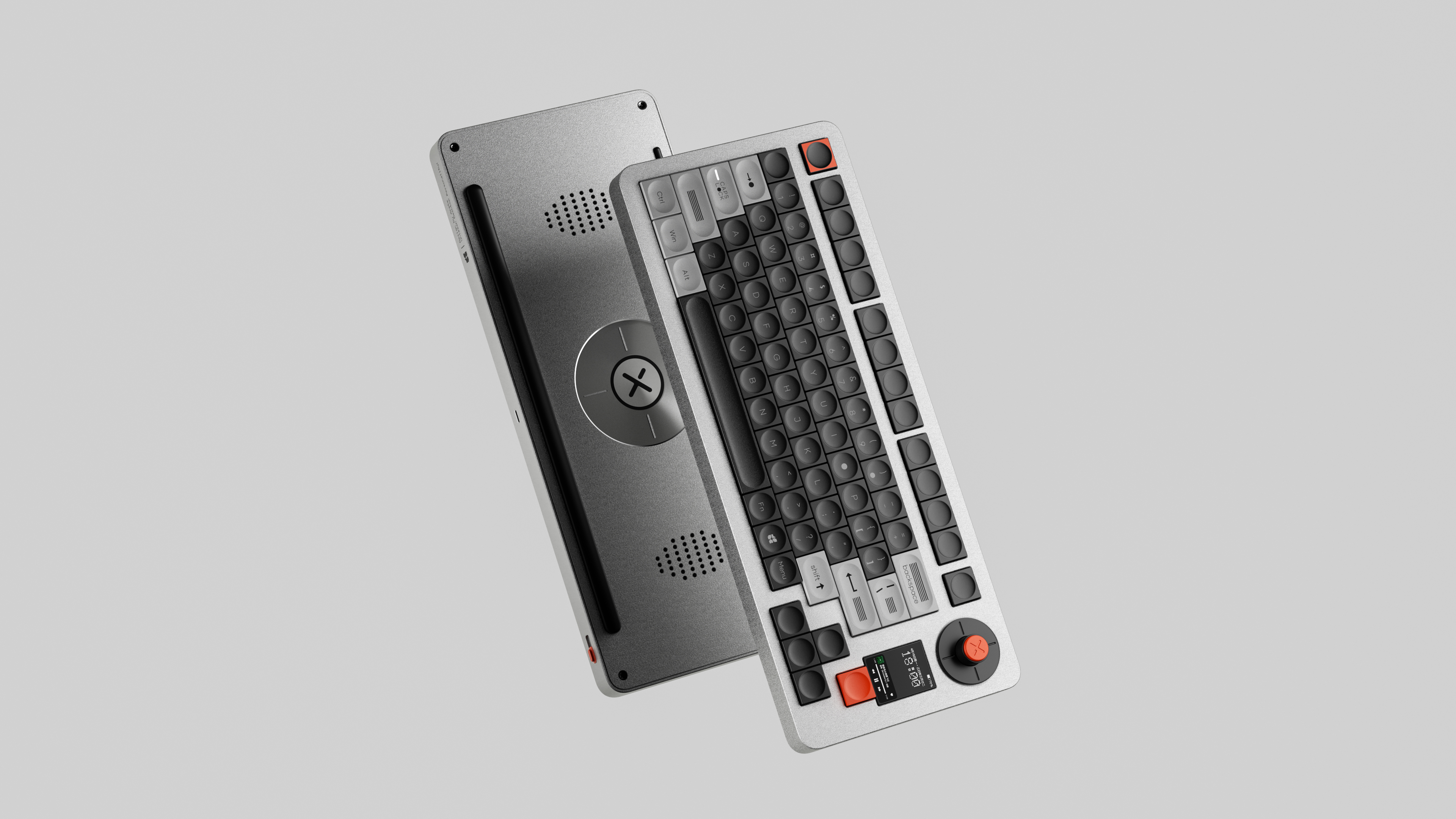 Original design，customized keyboard，Membrane keyboard，Minimalism，Retro style，keyboard，Interesting design，Aluminum alloy products，